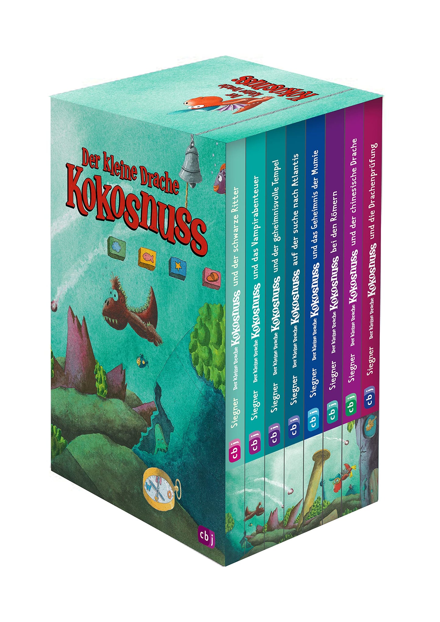 Libro: Der kleine Drache Kokosnuss - Jubiläums-Schuber: 8 Bände im Schuber