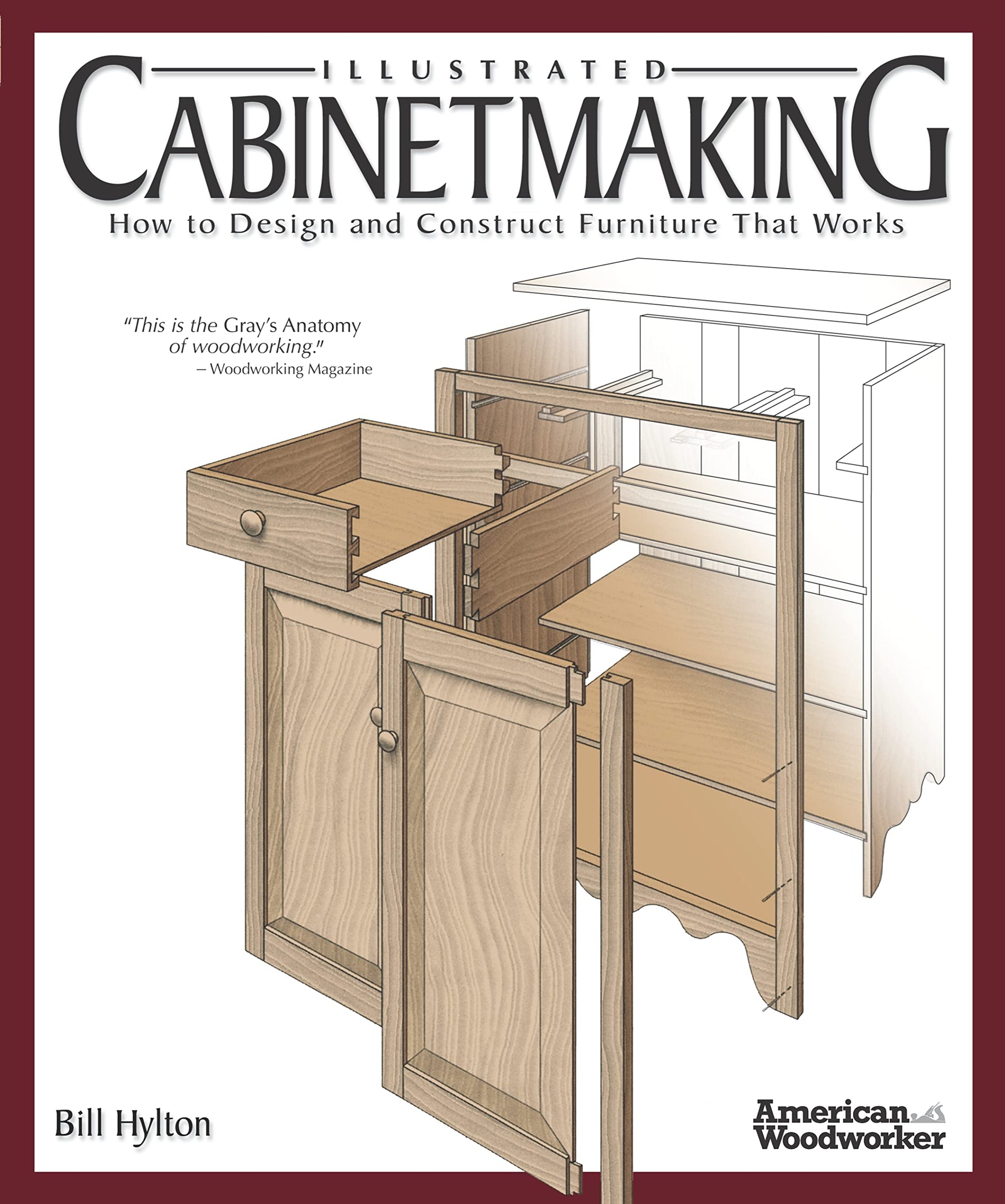 Libro: Illustrated Cabinetmaking: How to Design and Construct Furniture That Works (Fox Chapel Publishing) Over 1300 Drawings & Diagrams for Drawers, Tables, Beds, Bookcases, Cabinets, Joints & Subassemblies
