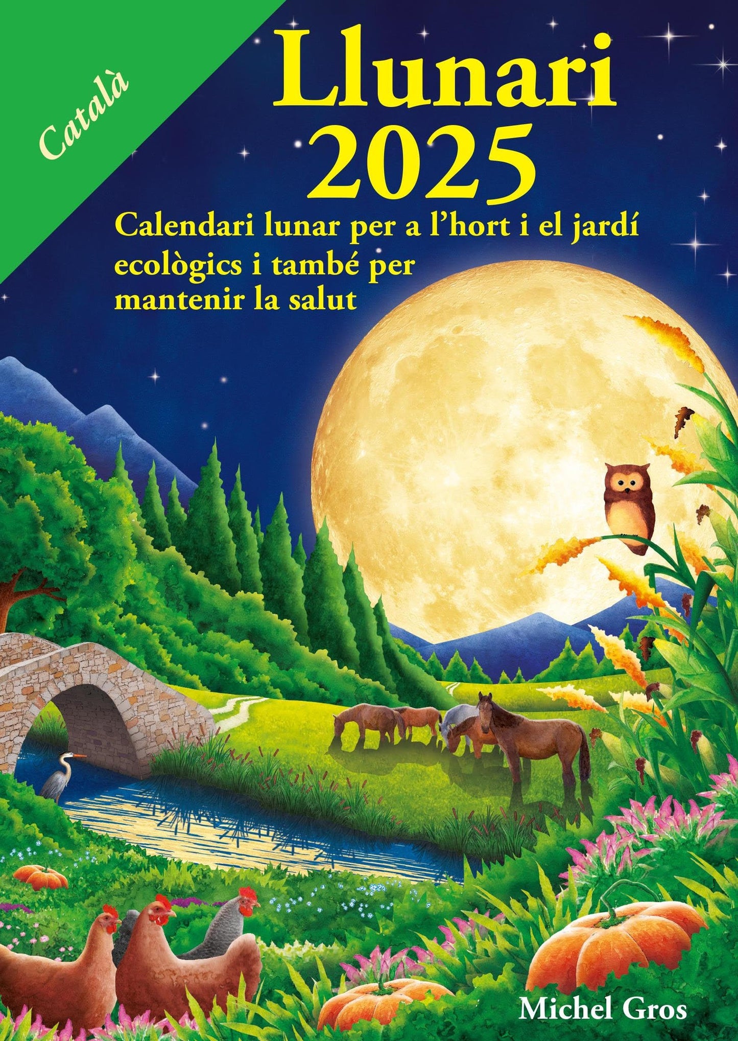 Libro: Llunari 2025: Calendari lunar per a l'hort i el jardí ecològics