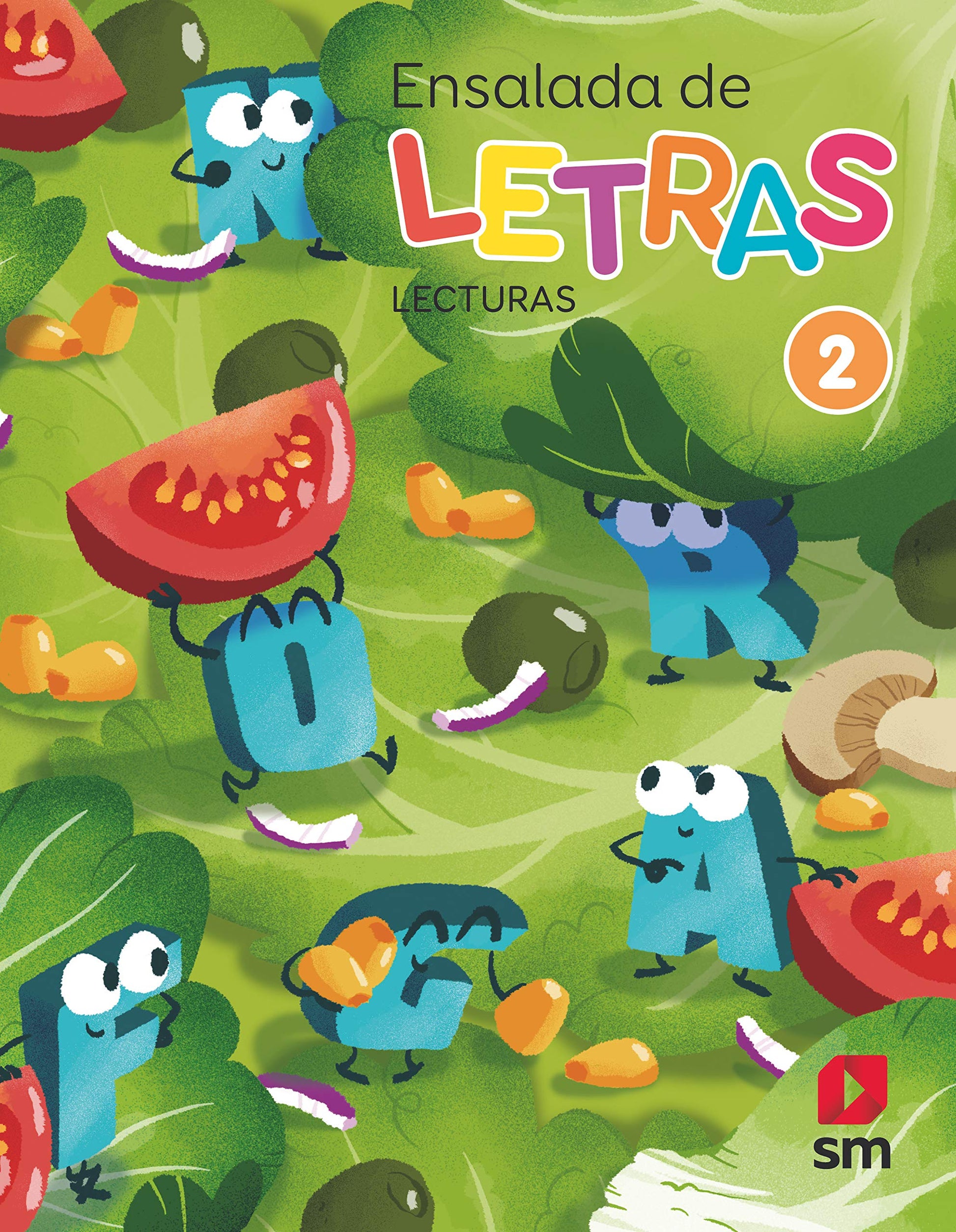 Libro: Lecturas: Ensalada de letras. 2 Primaria. Más Savia