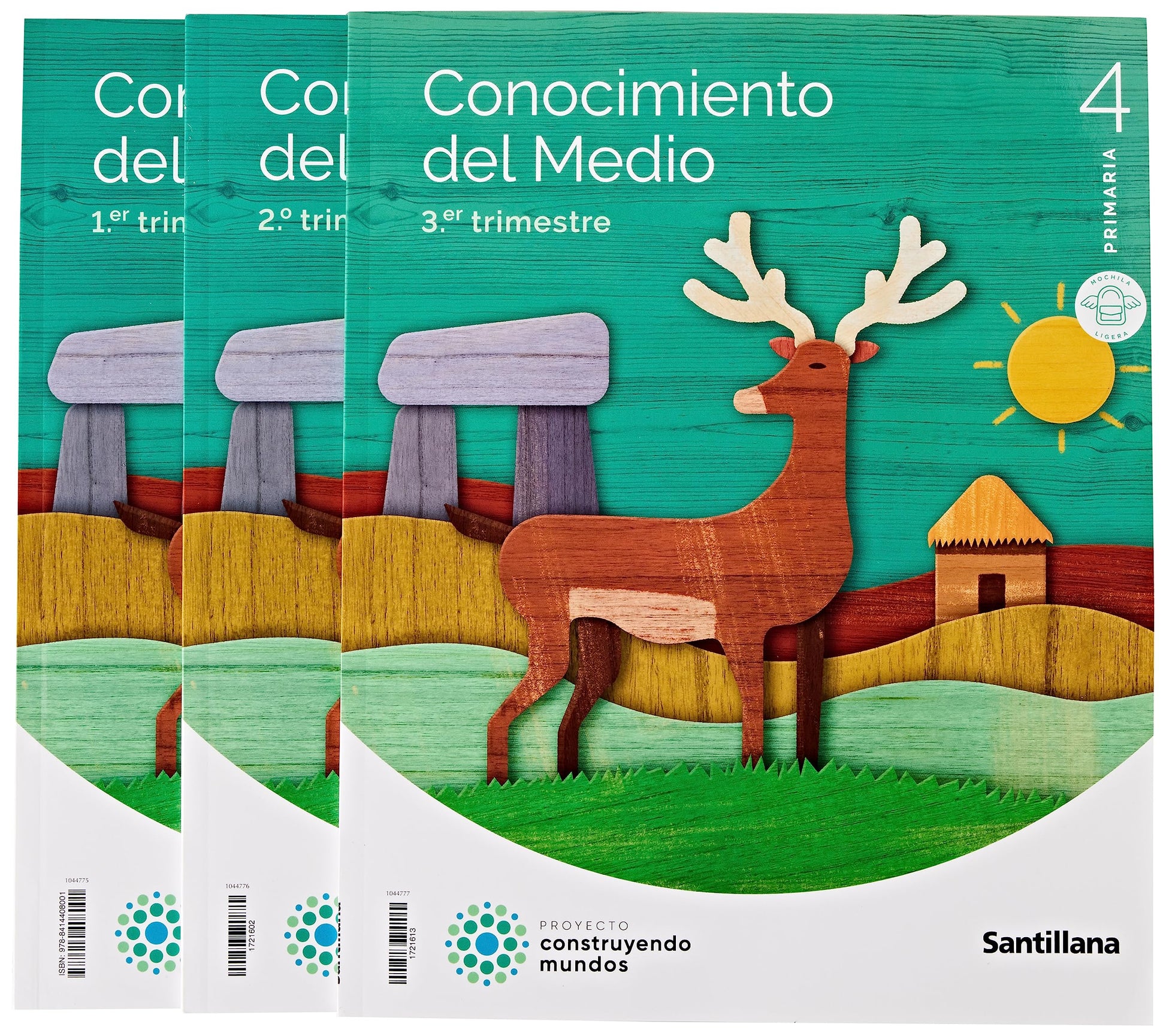 Libro: CONOCIMIENTO DEL MEDIO C-MANCHA MOCHILA LIGERA 4 PRIMARIA CONSTRUYENDO MUNDOS