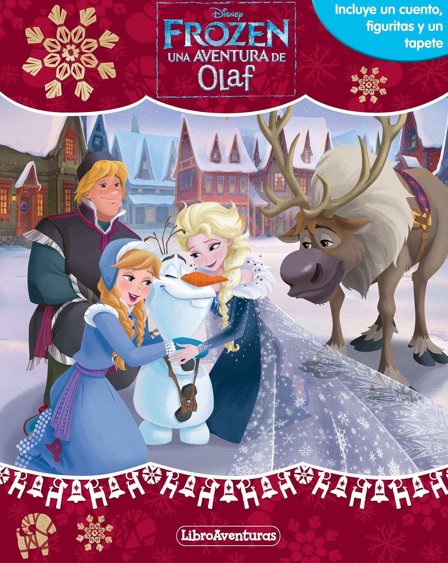 Libro: Frozen. Una aventura de Olaf. Libroaventuras: Incluye un cuento, figuritas y un tapete