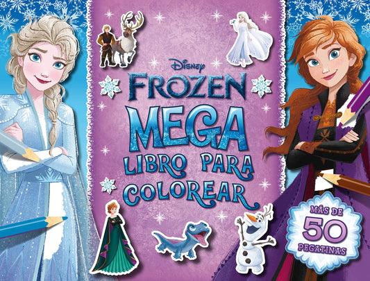 Frozen. Megalibro para colorear 2: Con pegatinas (Disney. Frozen)