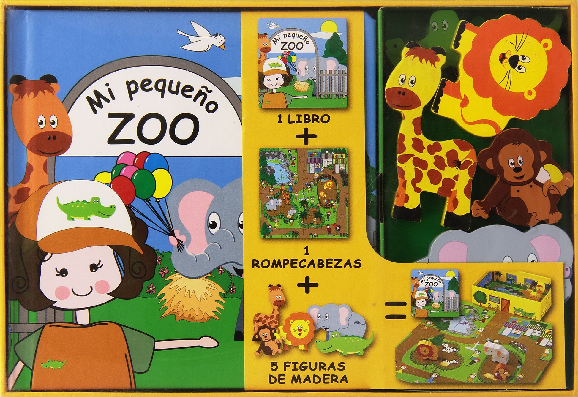 Libro: Mi Pequeño Zoo. Mi Pequeño Pueblo - Reedición