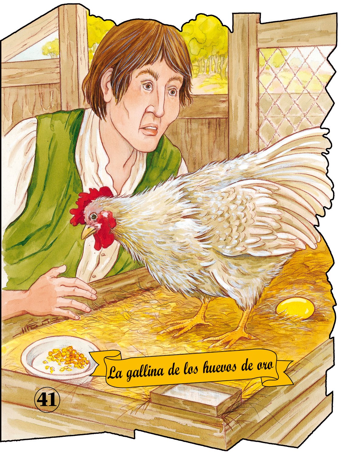 La gallina de los huevos de oro (Troquelados clásicos)