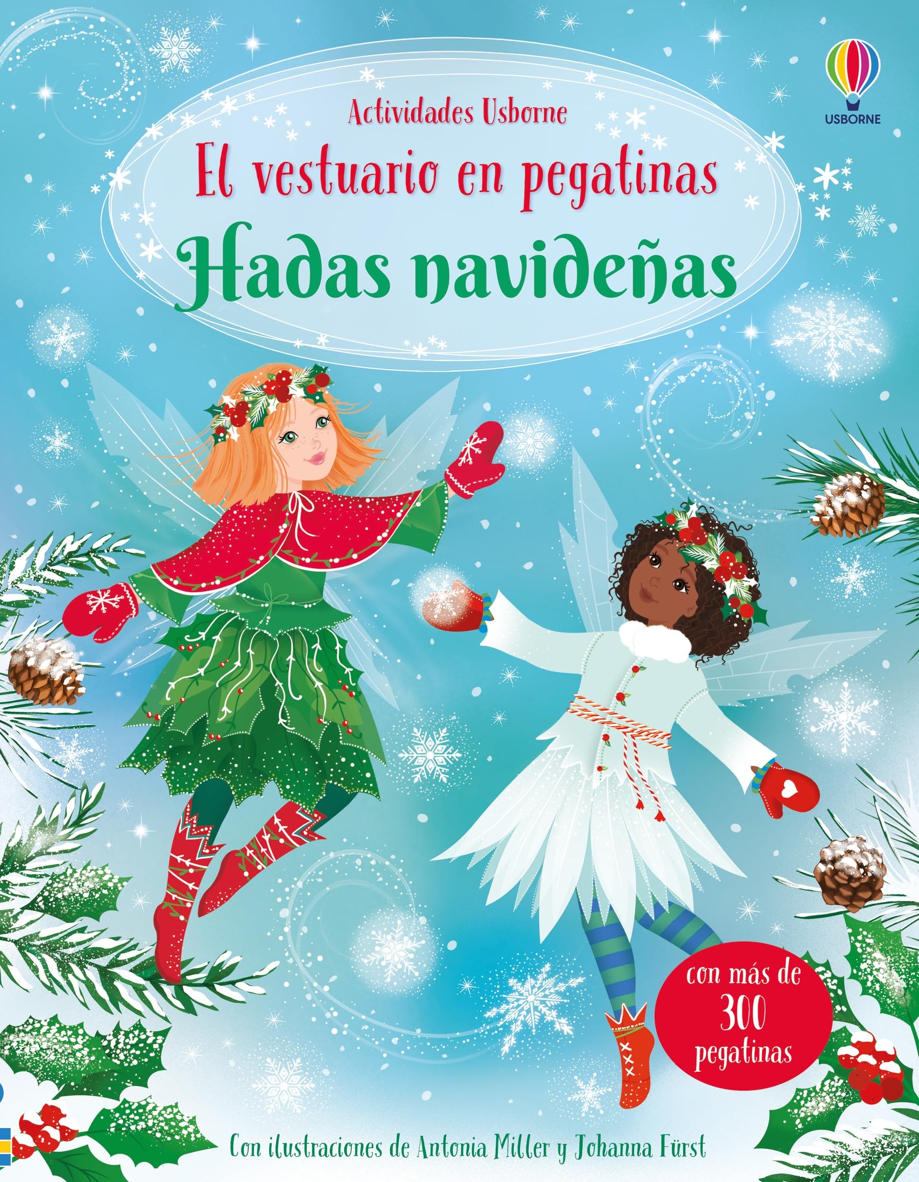 Libro: Hadas navideñas (El vestuario en pegatinas)