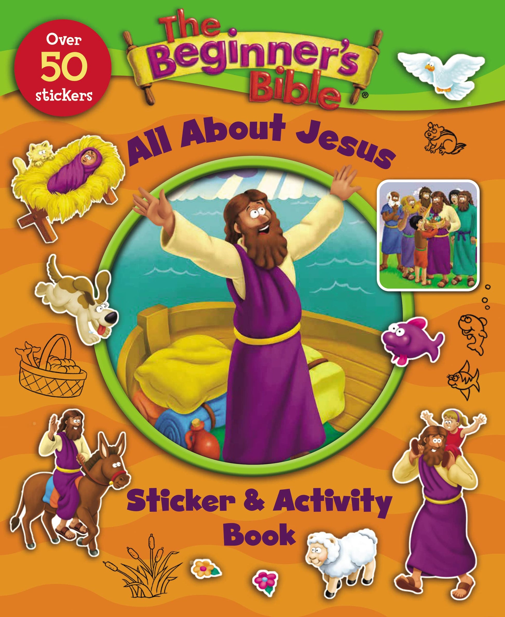 Libro: The Beginner's Bible All About Jesus Sticker and Activity Book
