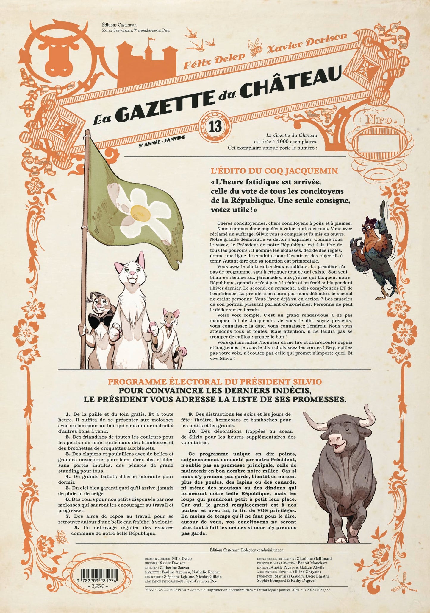Libro: Le Château des animaux - La Gazette du château (13)