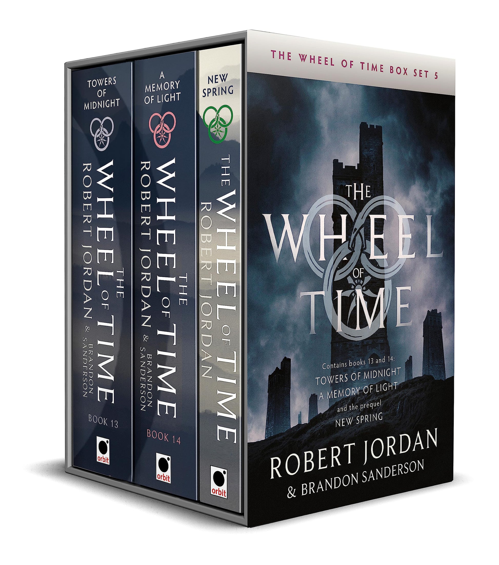 Libro: The Wheel of Time Box Set 5: Books 13, 14 & prequel (Towers of Midnight, A Memory of Light, New Spring) (Wheel of Time Box Sets)