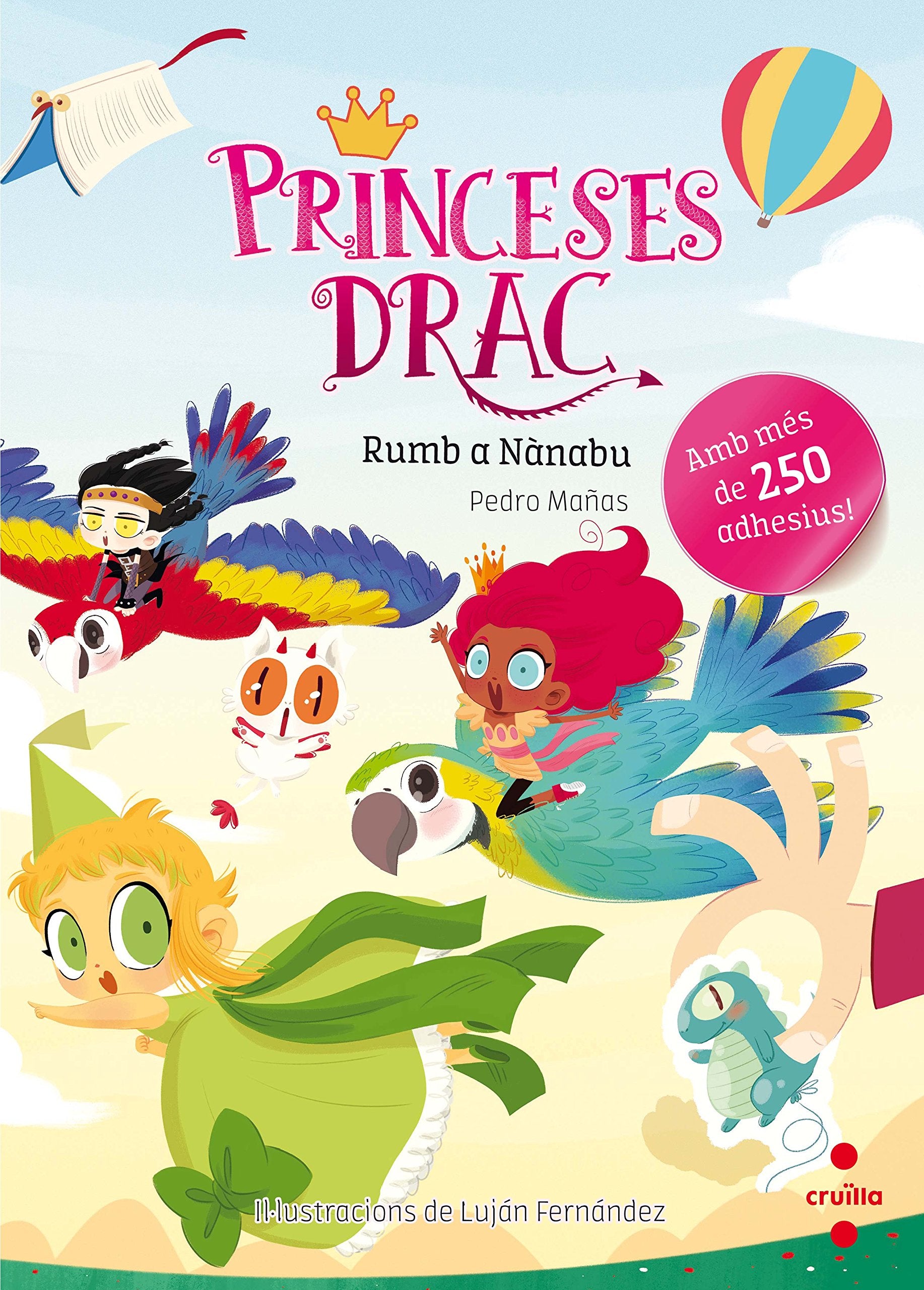 Libro: Princeses drac: rumb a Nànabu. Adhesius
