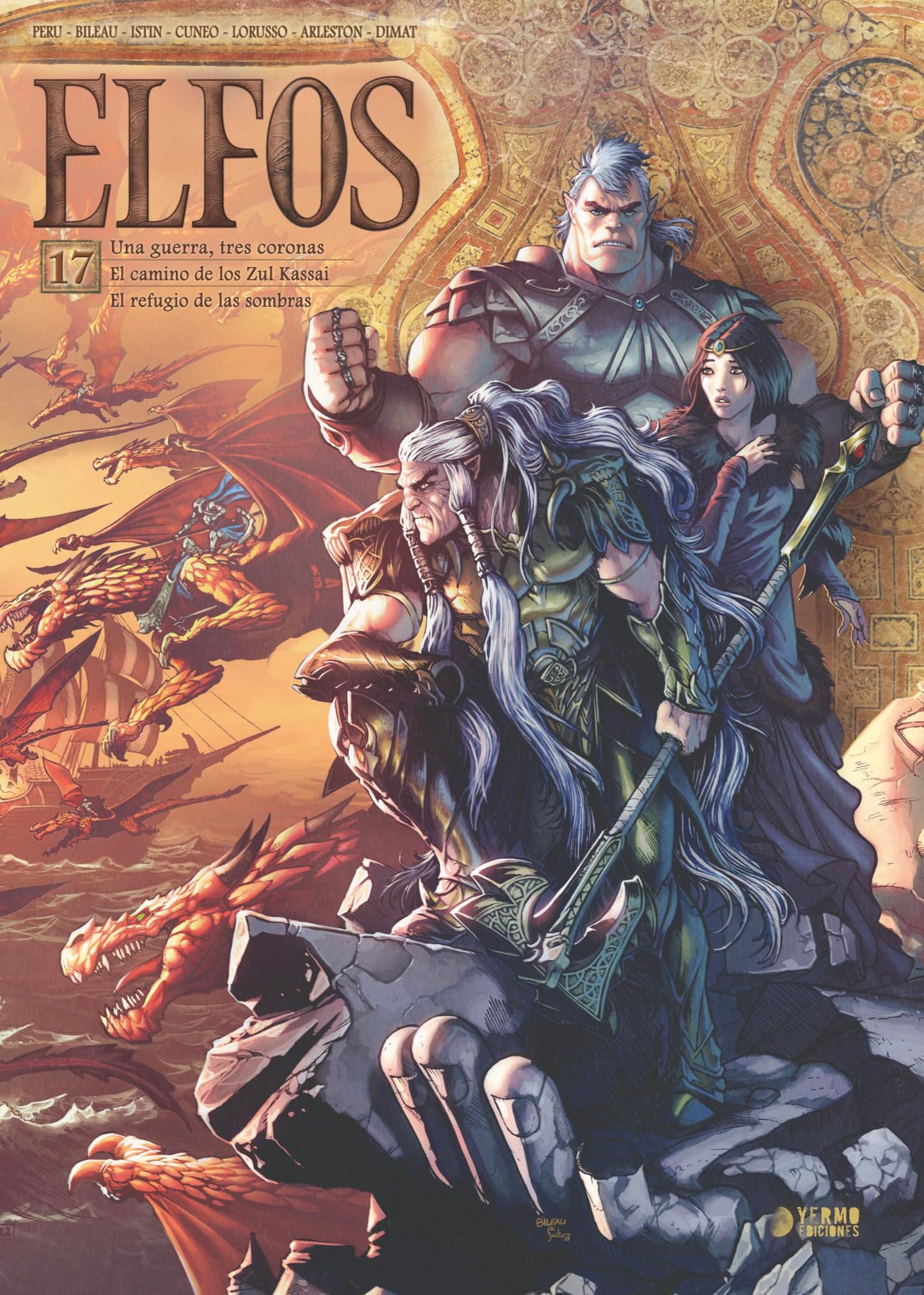 Libro: ELFOS 17 UNA GUERRA TRES CORONAS EL CAMINO DE LOS ZUL KASSA
