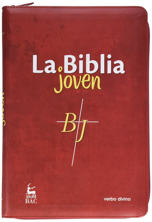 Biblia Joven. cremallera Simil Piel: [Encuadernación símil piel con cremallera]