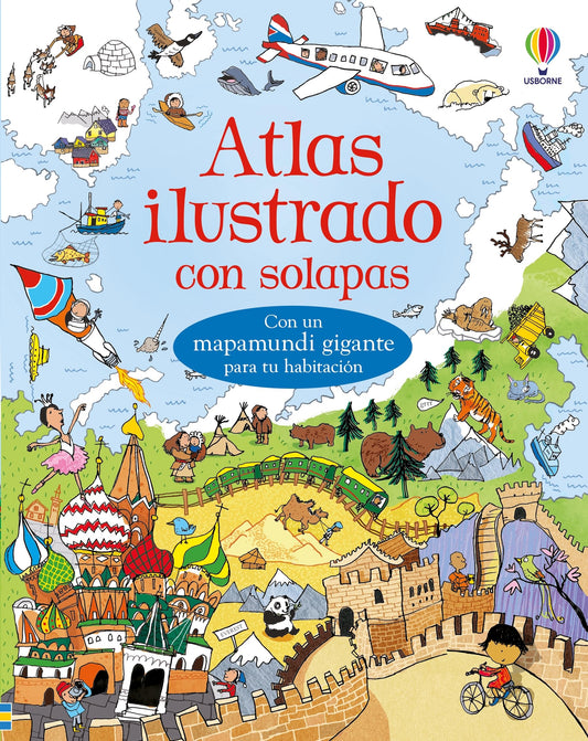 Atlas ilustrado con solapas (Solapas para aprender)