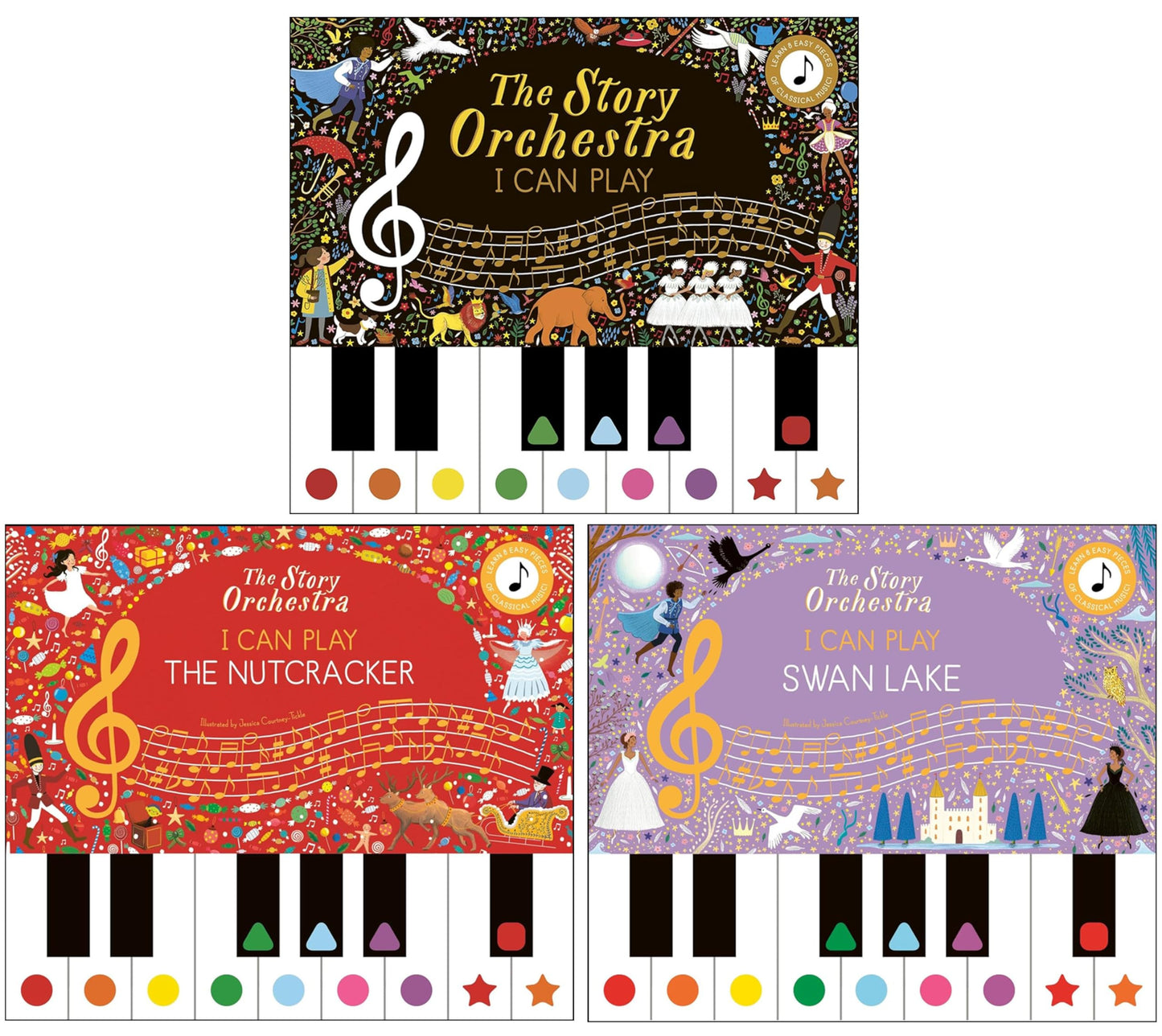 Libro: The Story Orchestra Collection: Learn 8 Easy Pieces From the Series! 3 Books Set (I Can Play, The Nutcracker & Swan Lake)