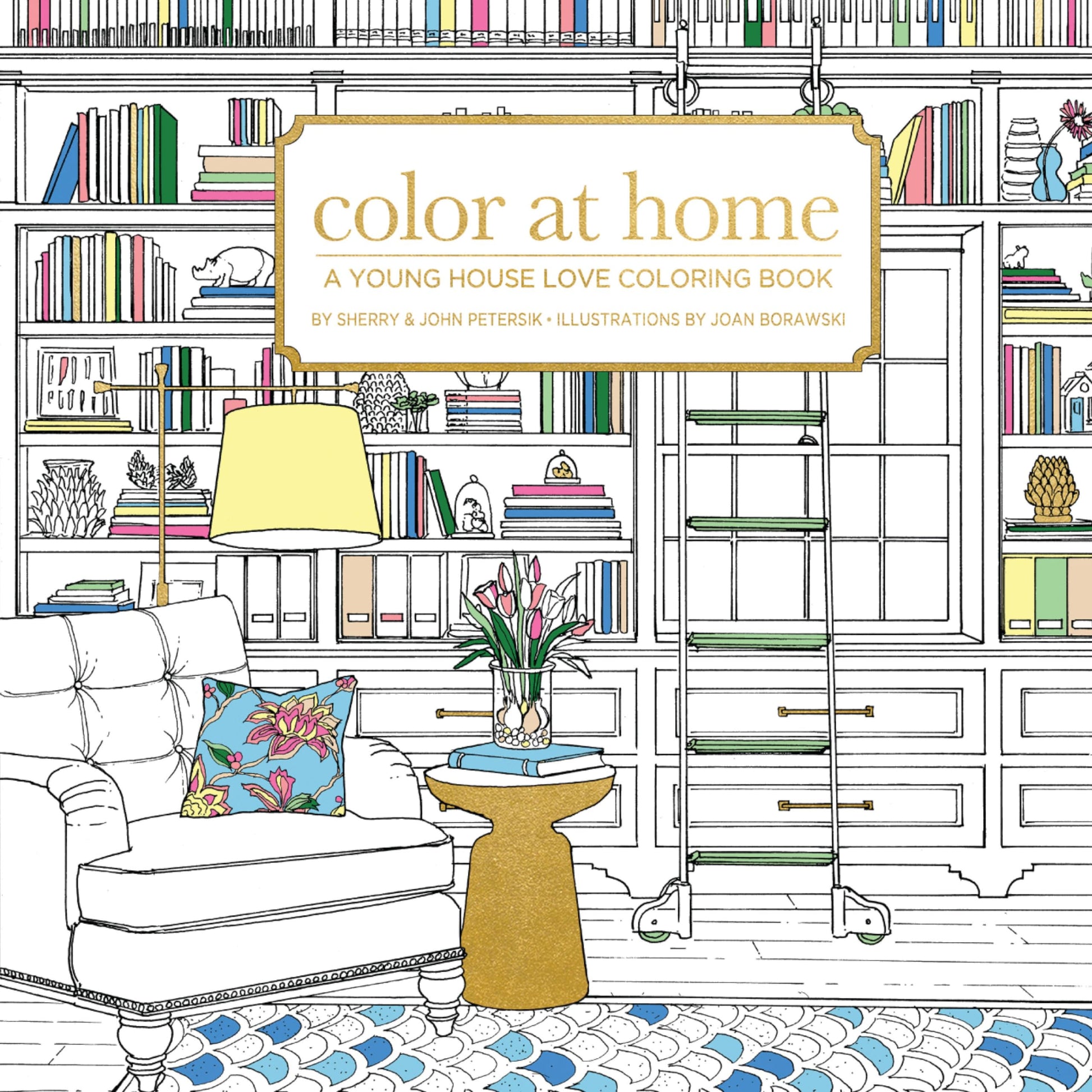 Libro: Color At Home: A Young House Love Coloring Book