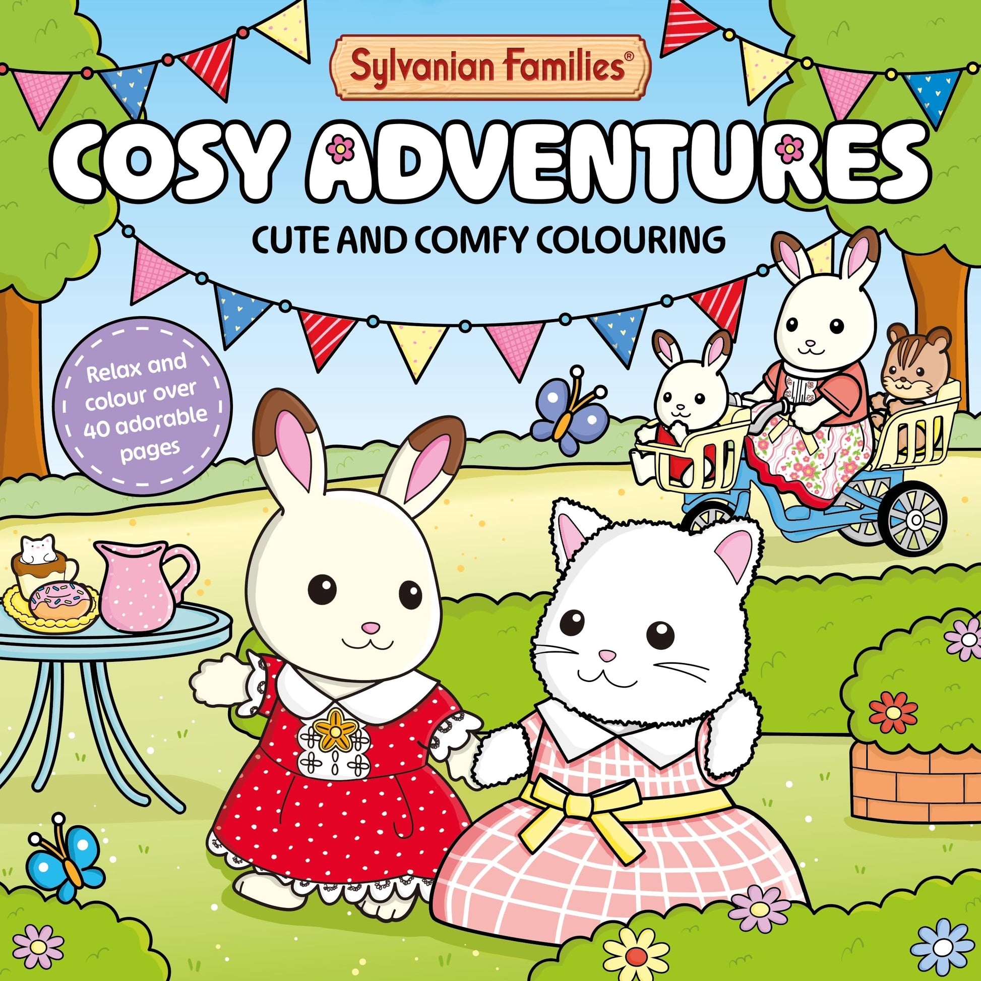 Libro: Sylvanian Families Cosy Adventures: Cute and Comfy Colouring for All Ages (Sylvanian Families Cosy Colouring)