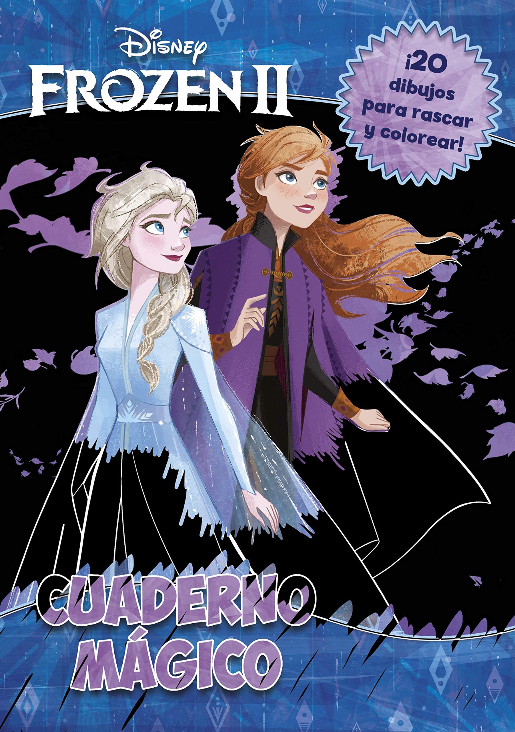 Libro: Frozen 2. Cuaderno mágico: 20 dibujos para rascar y colorear (Disney. Frozen)