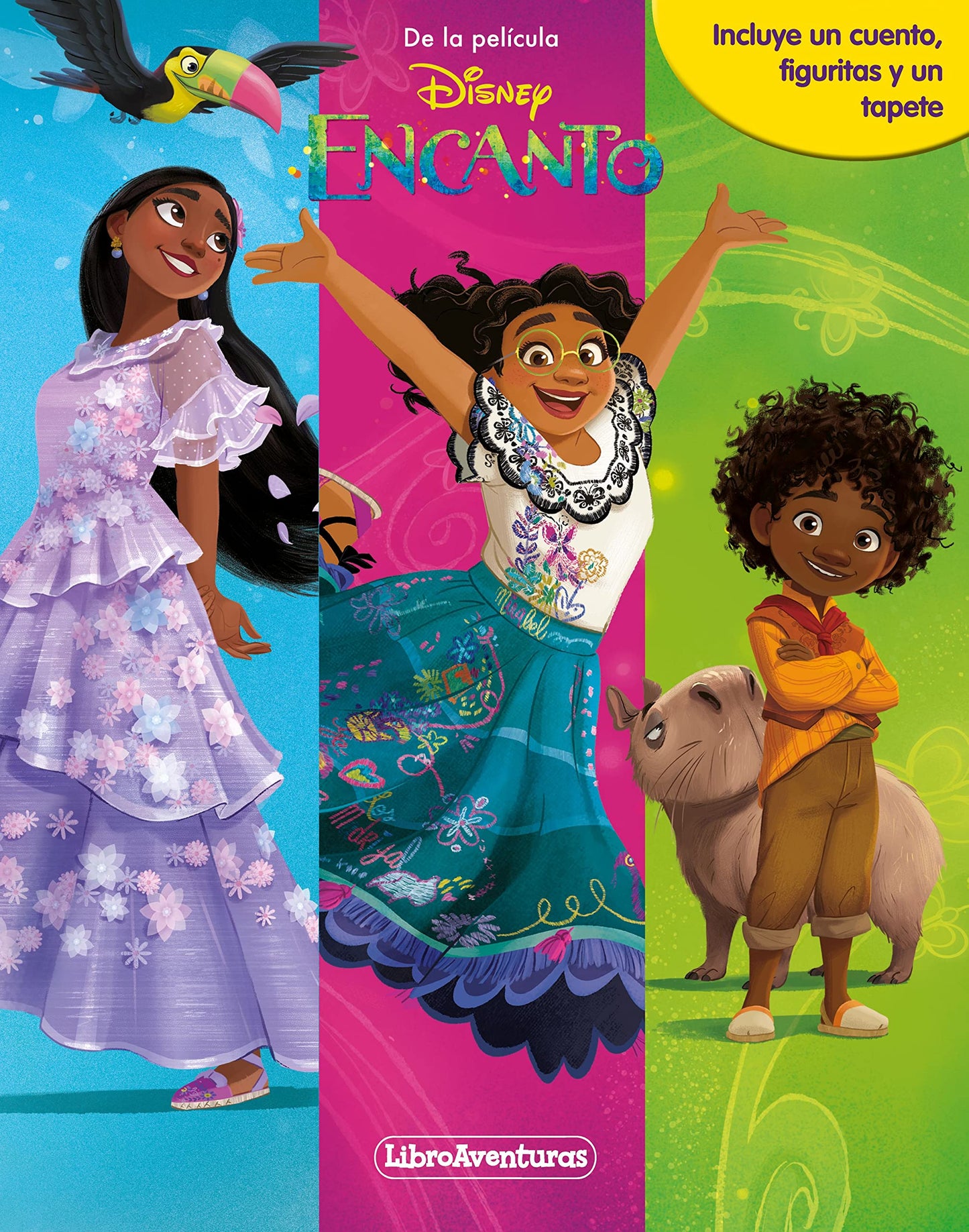 Libro: Encanto. Libroaventuras: Incluye un cuento, figuritas y un tapete