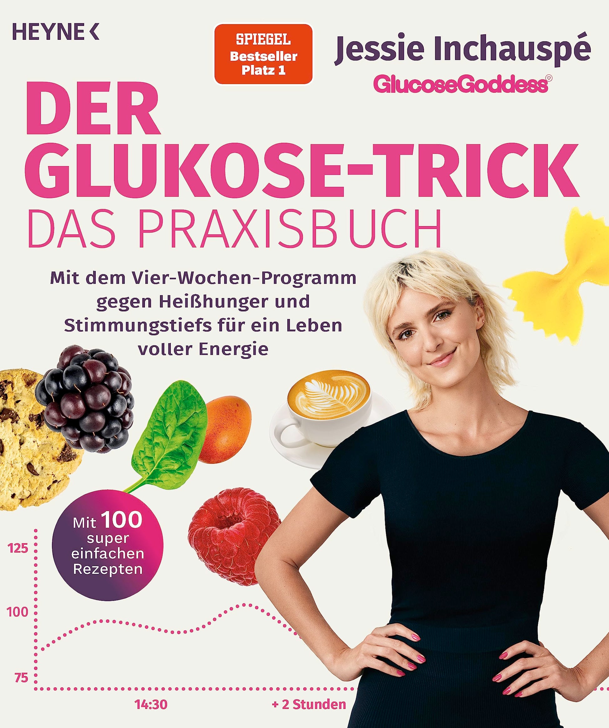 Libro: Der Glukose-Trick – Das Praxisbuch: Mit dem Vier-Wochen-Programm gegen Heißhunger und Stimmungstiefs für ein Leben voller Energie - Mit 100 super einfachen Rezepten - The Glucose Goddess® Method