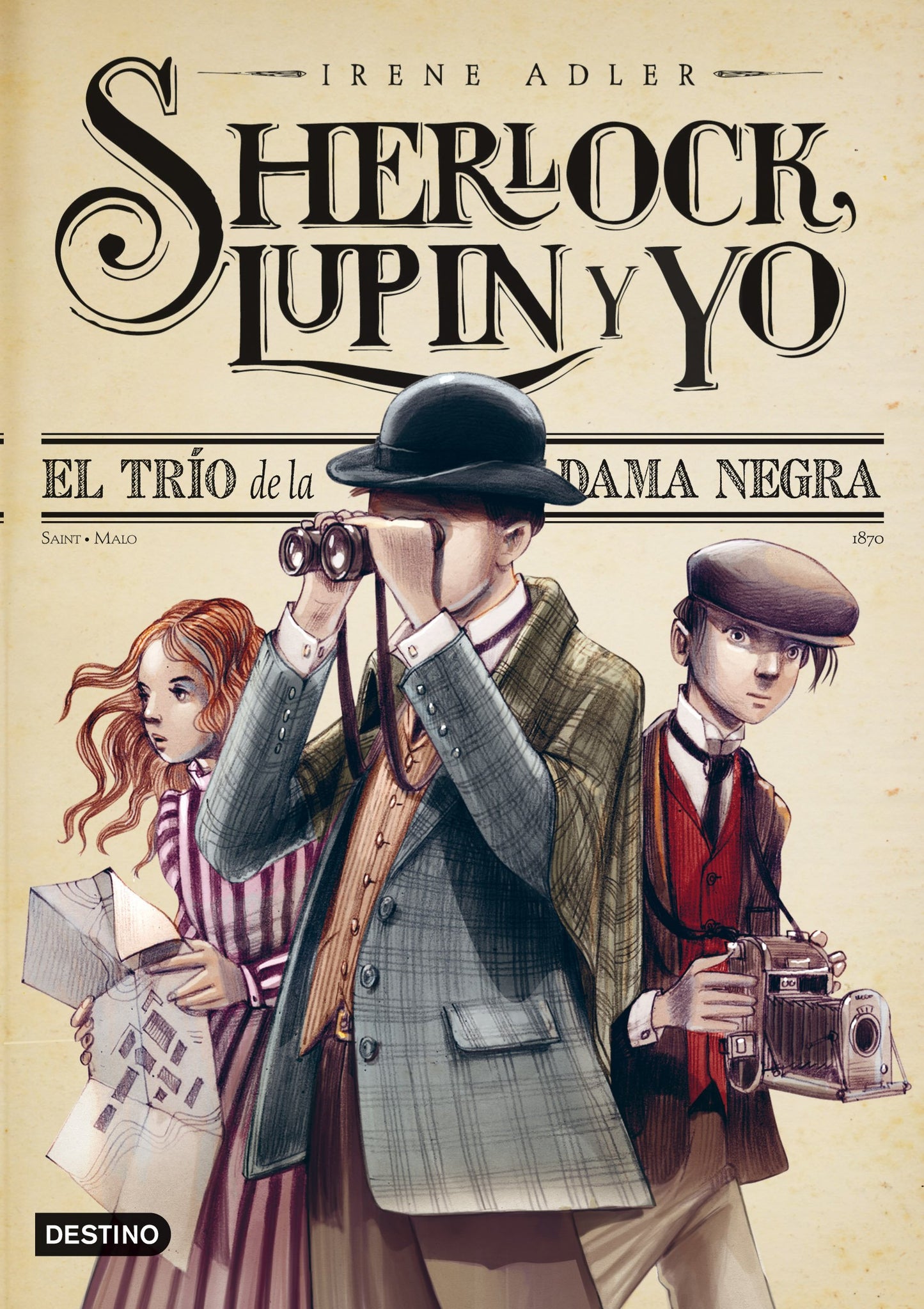 Libro: El trío de la Dama Negra: Sherlock, Lupin y yo 1