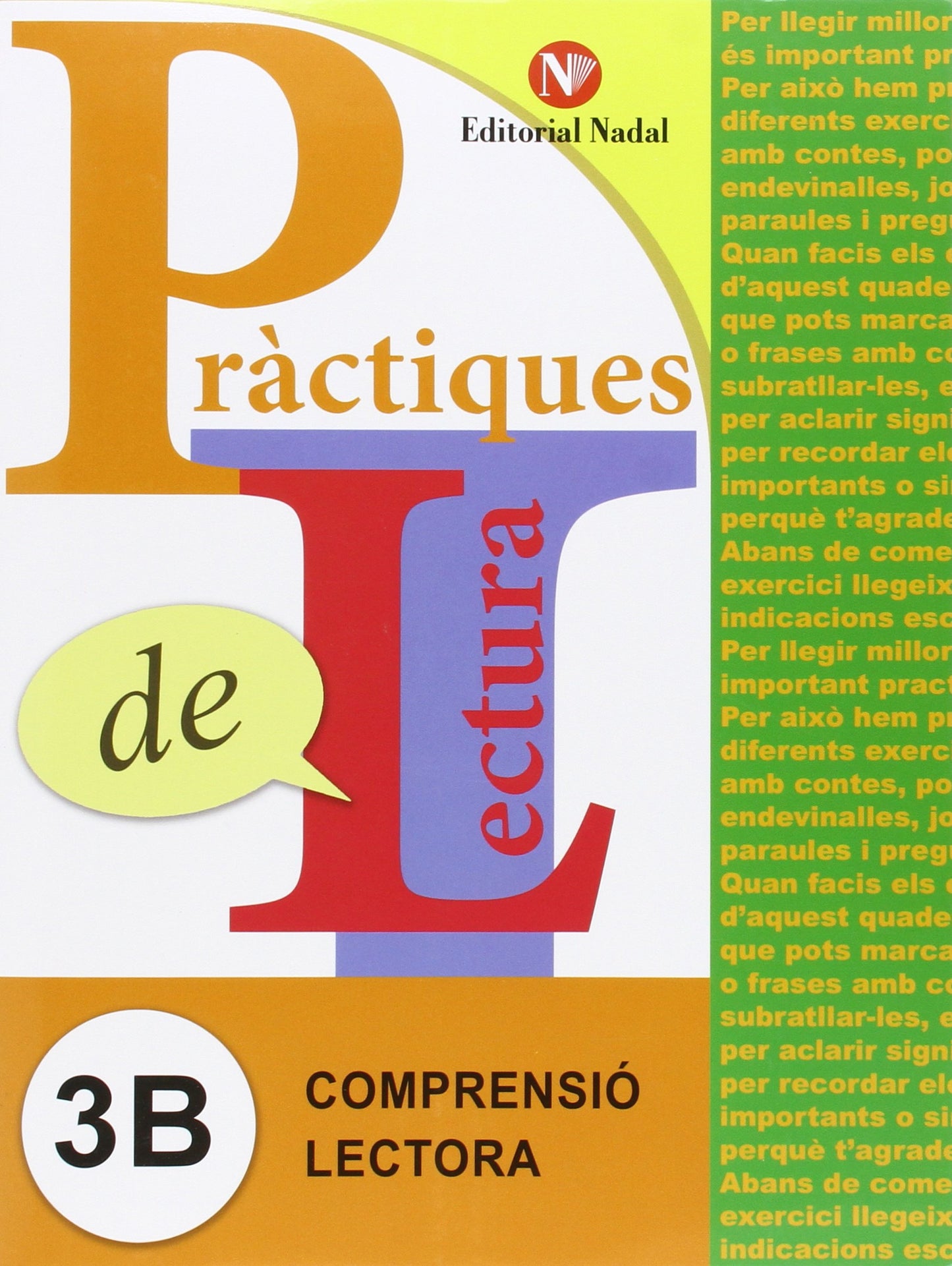 Libro: PRACTIQUES DE LECTURA 3B (3R CURS)