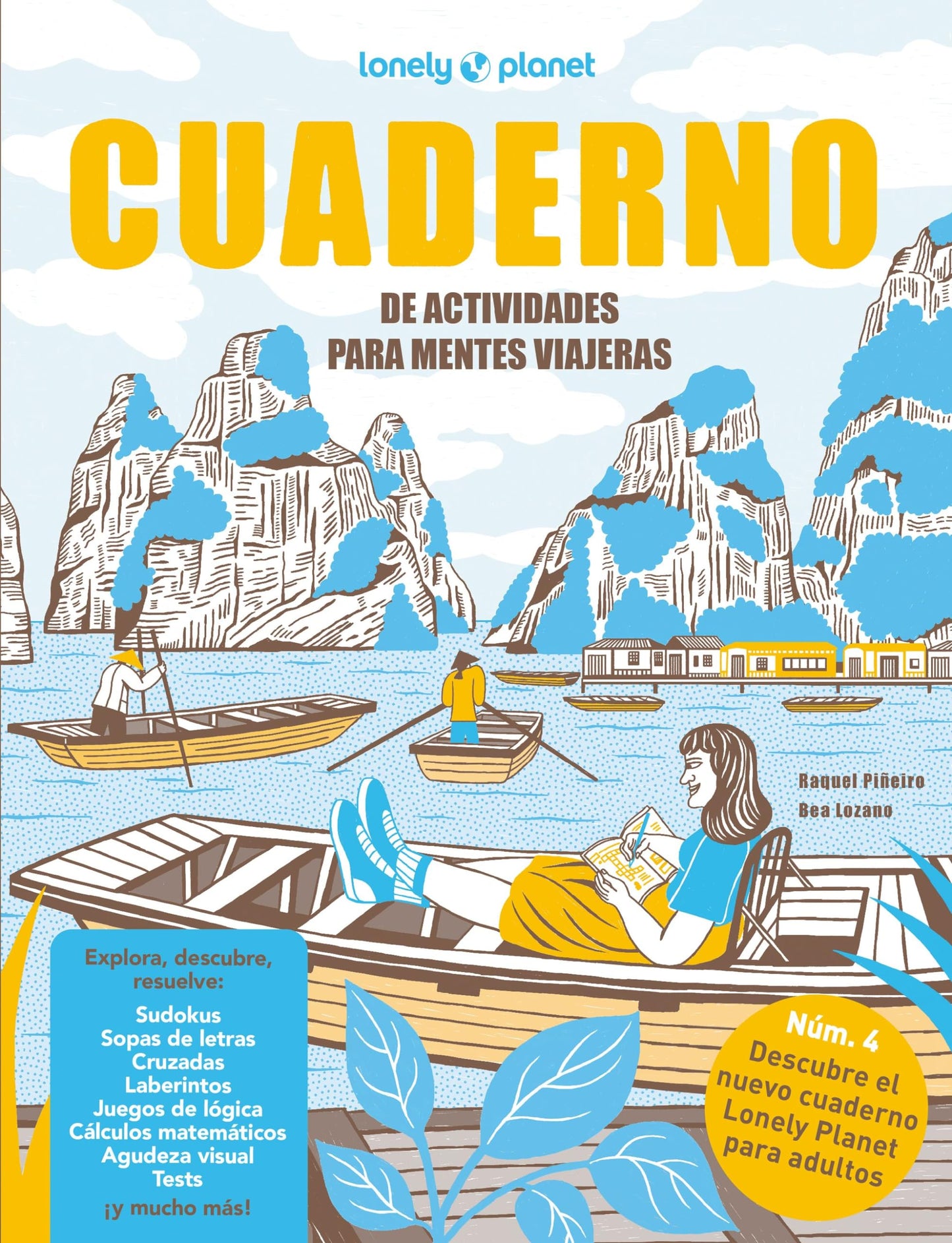 Libro: Cuaderno de actividades para mentes viajeras vol. 4: El cuaderno Lonely Planet para adultos, con laberintos, cruzadas, juegos de lógica, agudeza visual, sudokus y mucho más