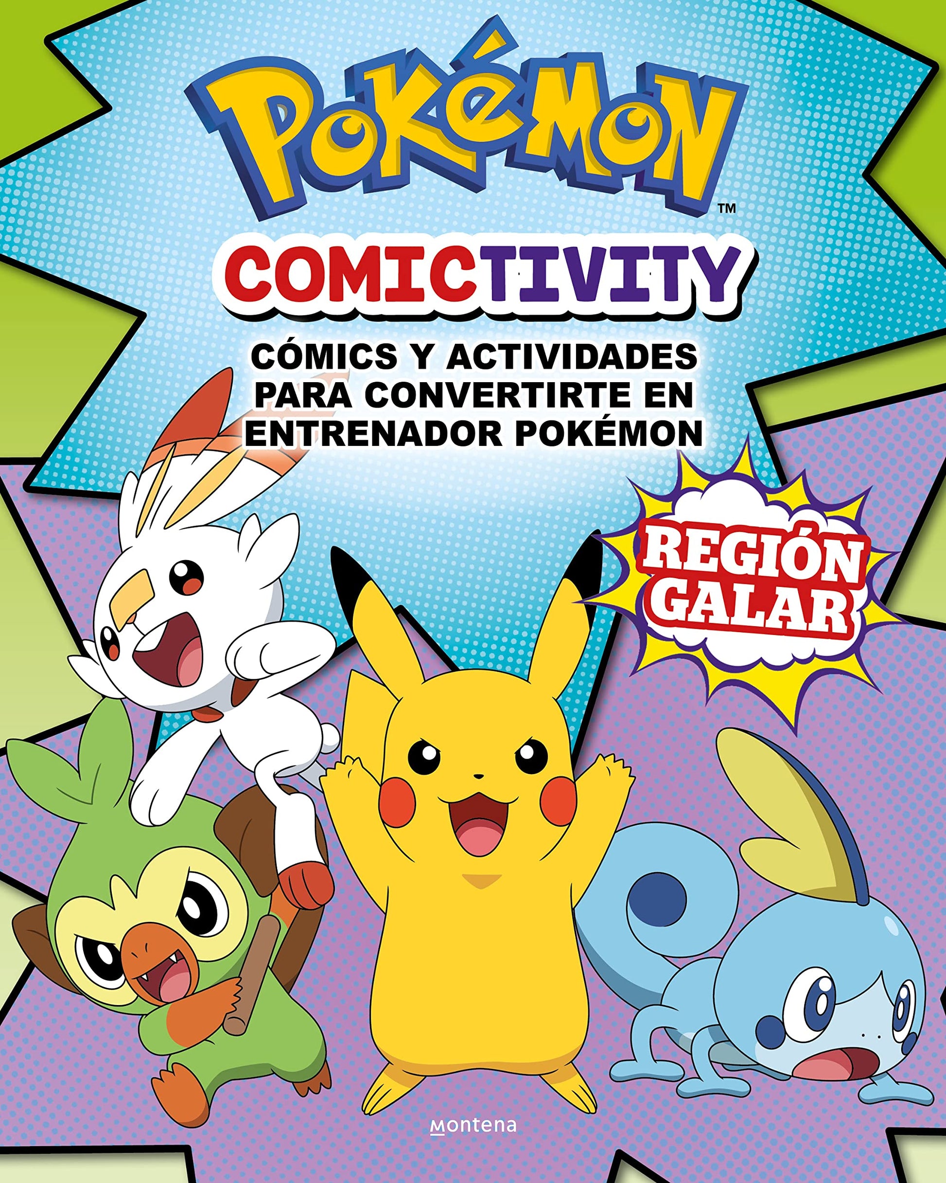 Libro: Pokémon Comictivity - Región Galar: Cómics y actividades para convertirte en entrenador Pokémon