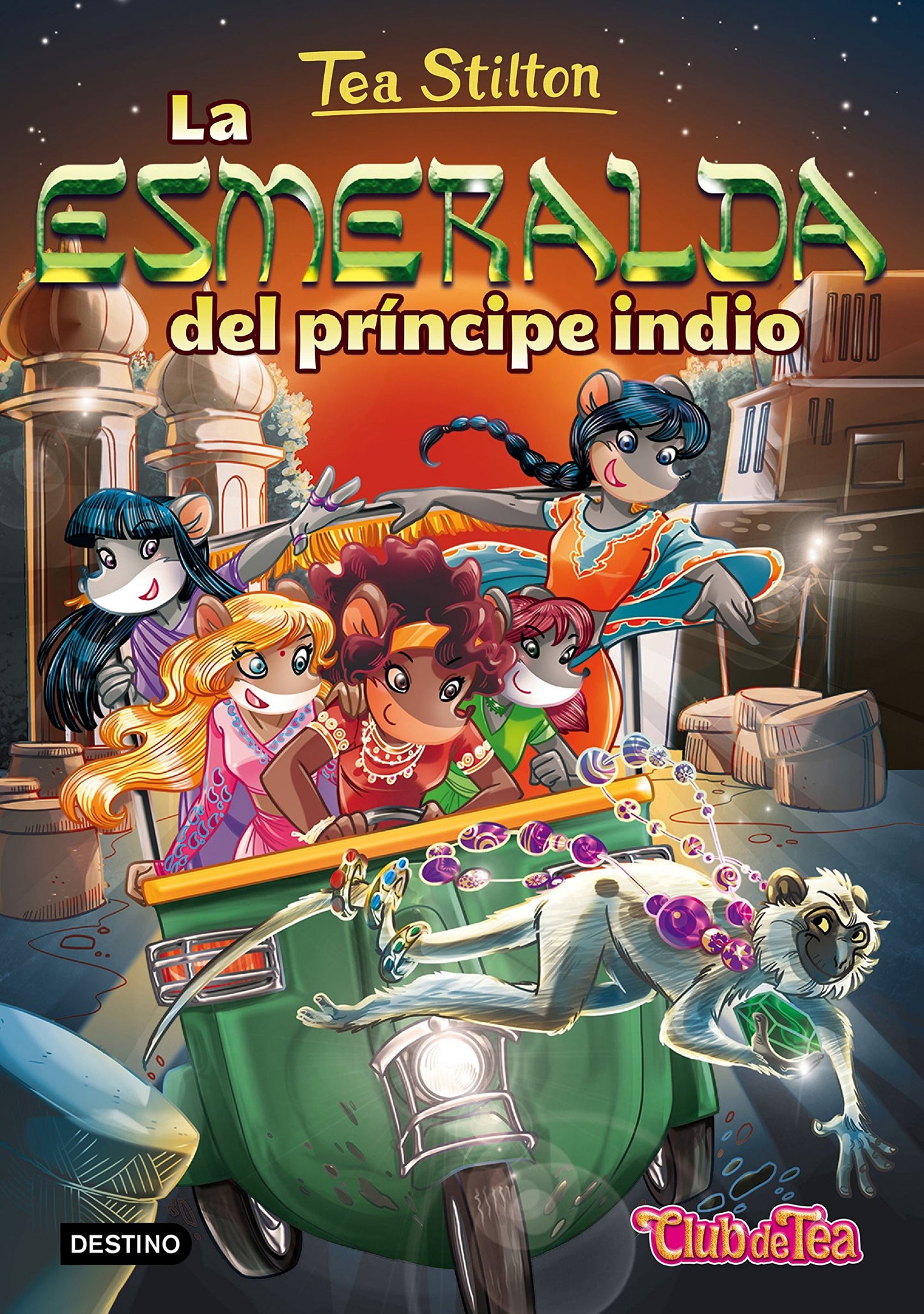 Libro: La esmeralda del príncipe indio: Tea Stilton 12