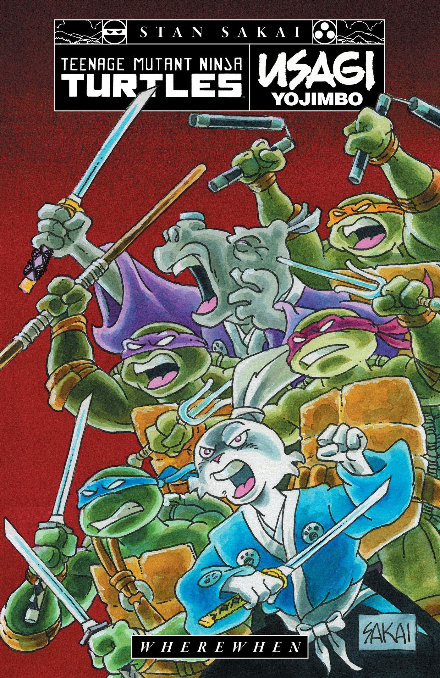Libro: Teenage Mutant Ninja Turtles/Usagi Yojimbo: WhereWhen
