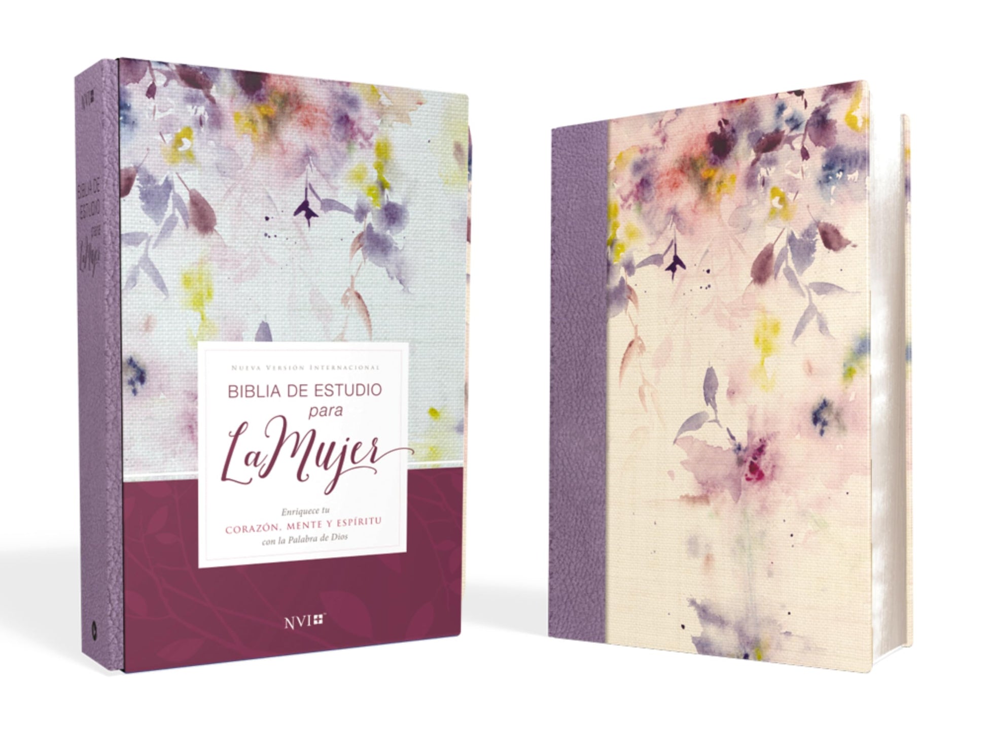 Libro: NVI, Biblia de Estudio para la Mujer NVI, Leathersoft/Tela Lila, Comfort Print (Spanish Edition)