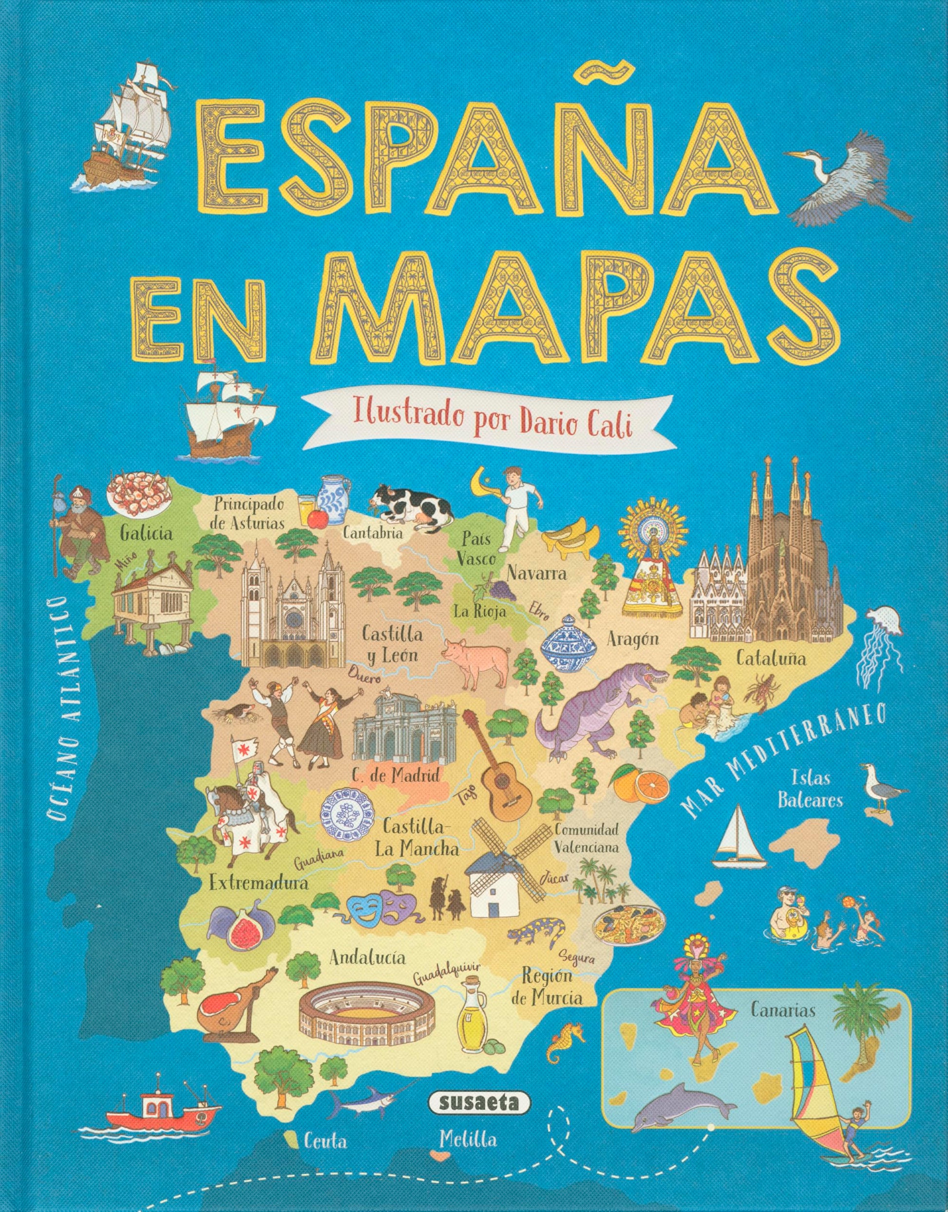 Libro: Susaeta - España en mapas (El mundo en mapas)