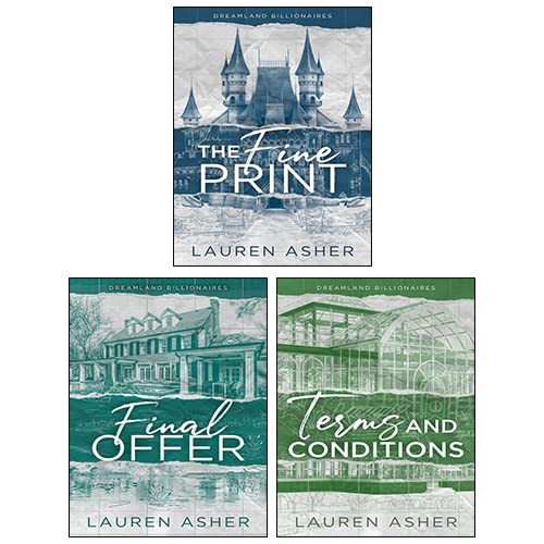 Libro: Dreamland Billionaires Series 3 Books Collection Set By Lauren Asher(The Fine Print, Terms and Conditions, Final Offer)