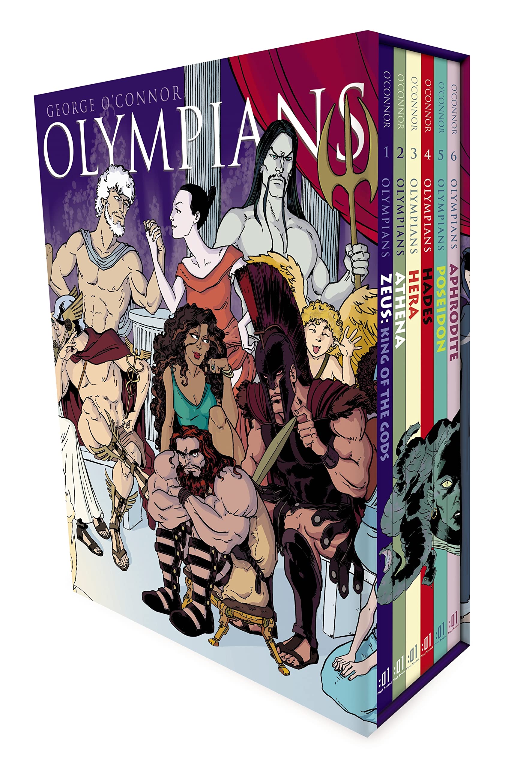Libro: Olympians Boxed Set Books 1-6: Zeus, Athena, Hera, Hades, Poseidon & Aphrodite