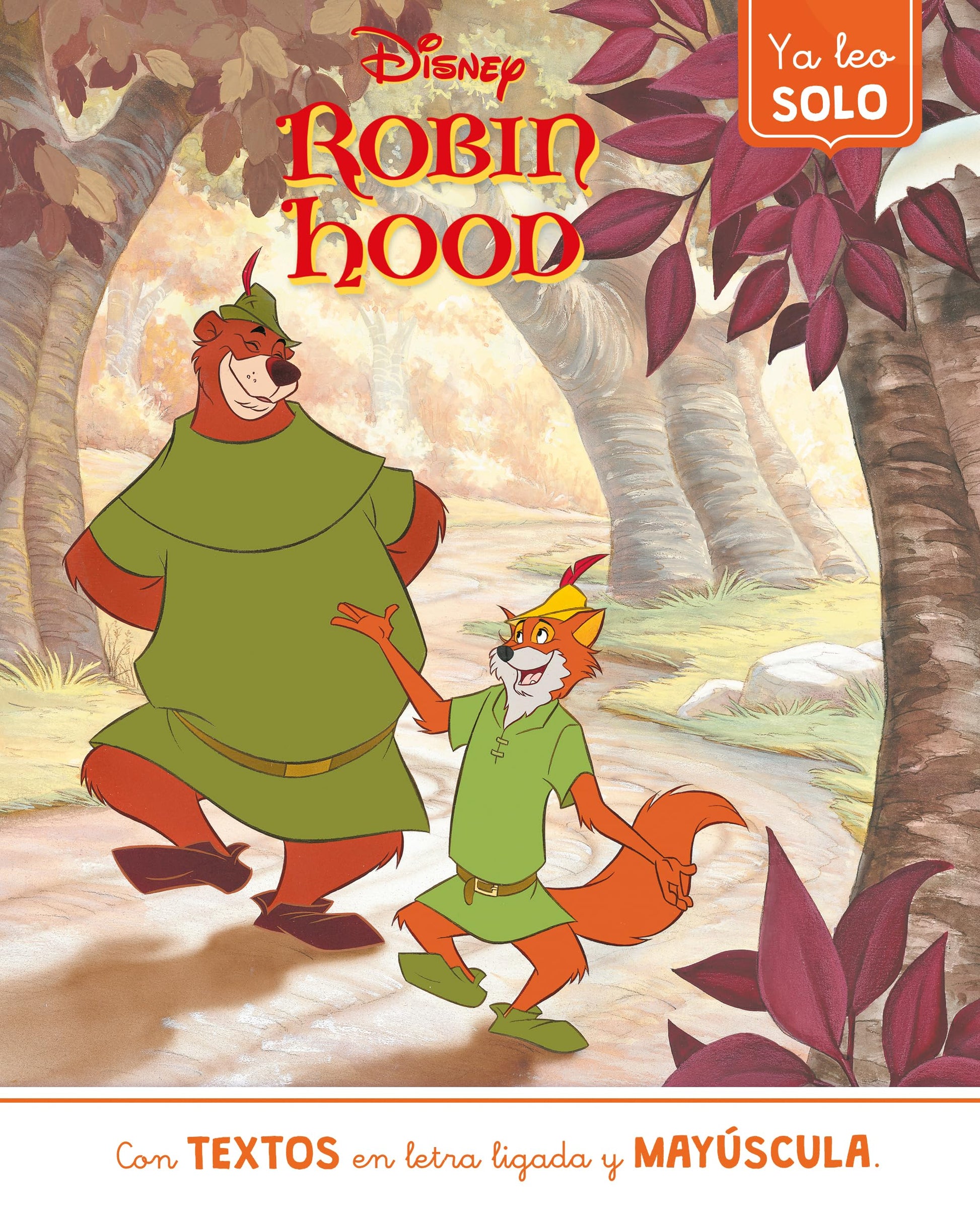 Libro: Robin Hood (Ya leo solo): Con textos en letra ligada y mayúscula