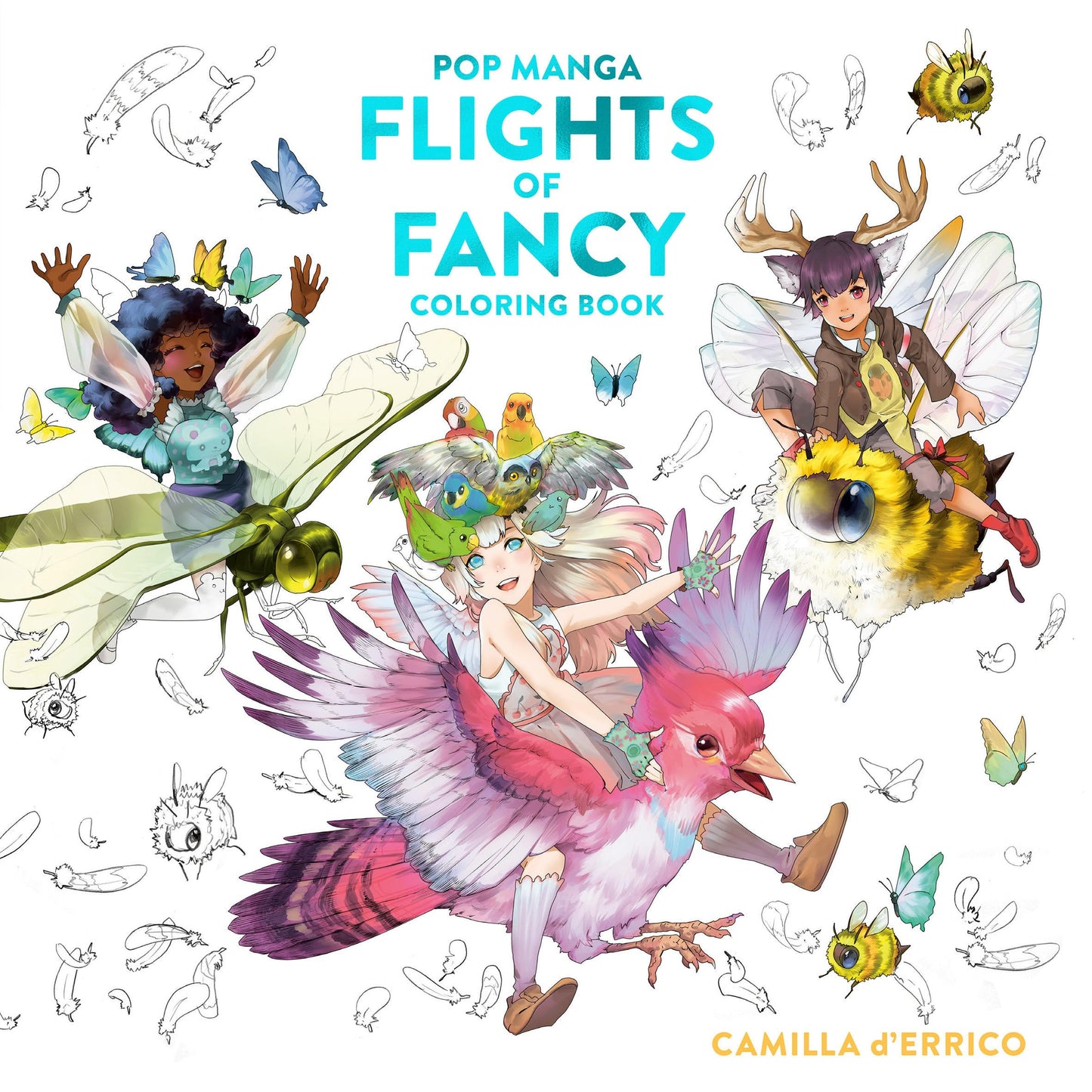 Libro: Pop Manga Flights of Fancy Coloring Book