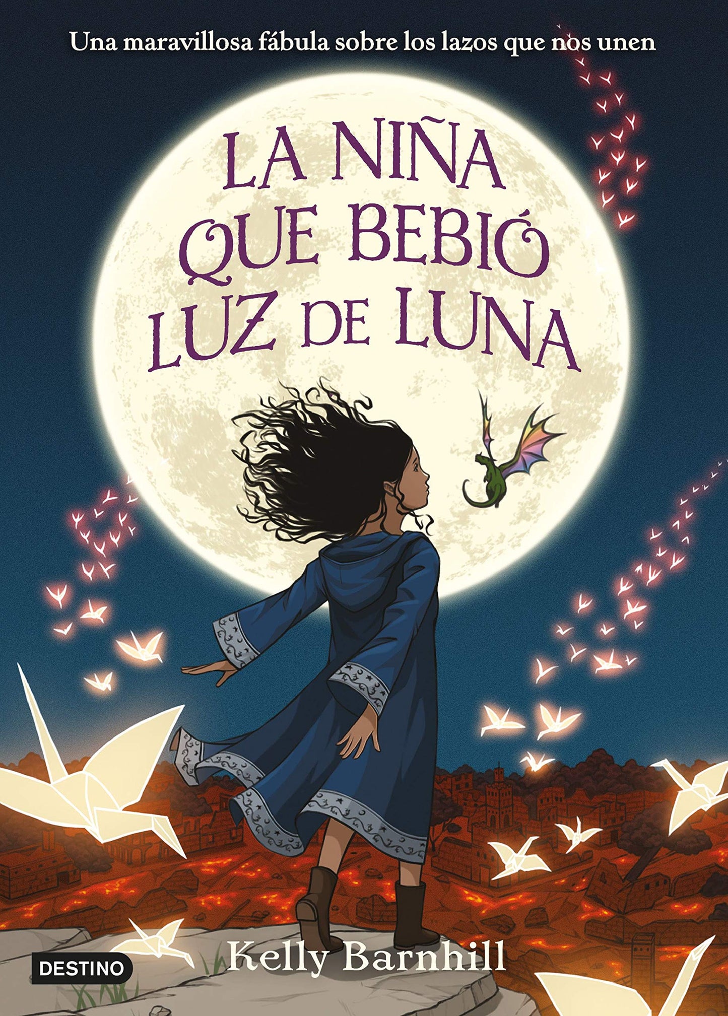 Libro: La niña que bebió luz de luna (Isla del Tiempo) Español