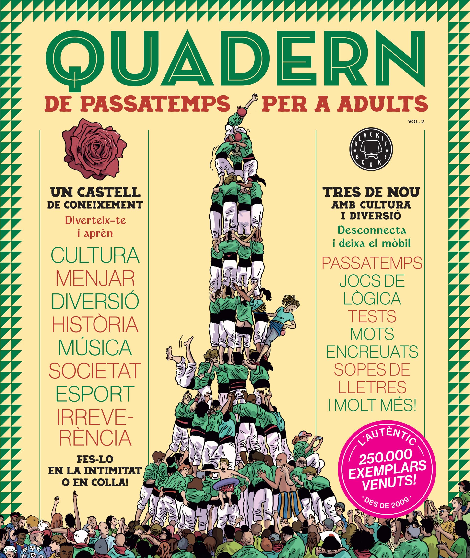 Libro: Quadern Blackie vol.2: Quadern de passatemps per a adults (QUADERNS BLACKIE BOOKS)