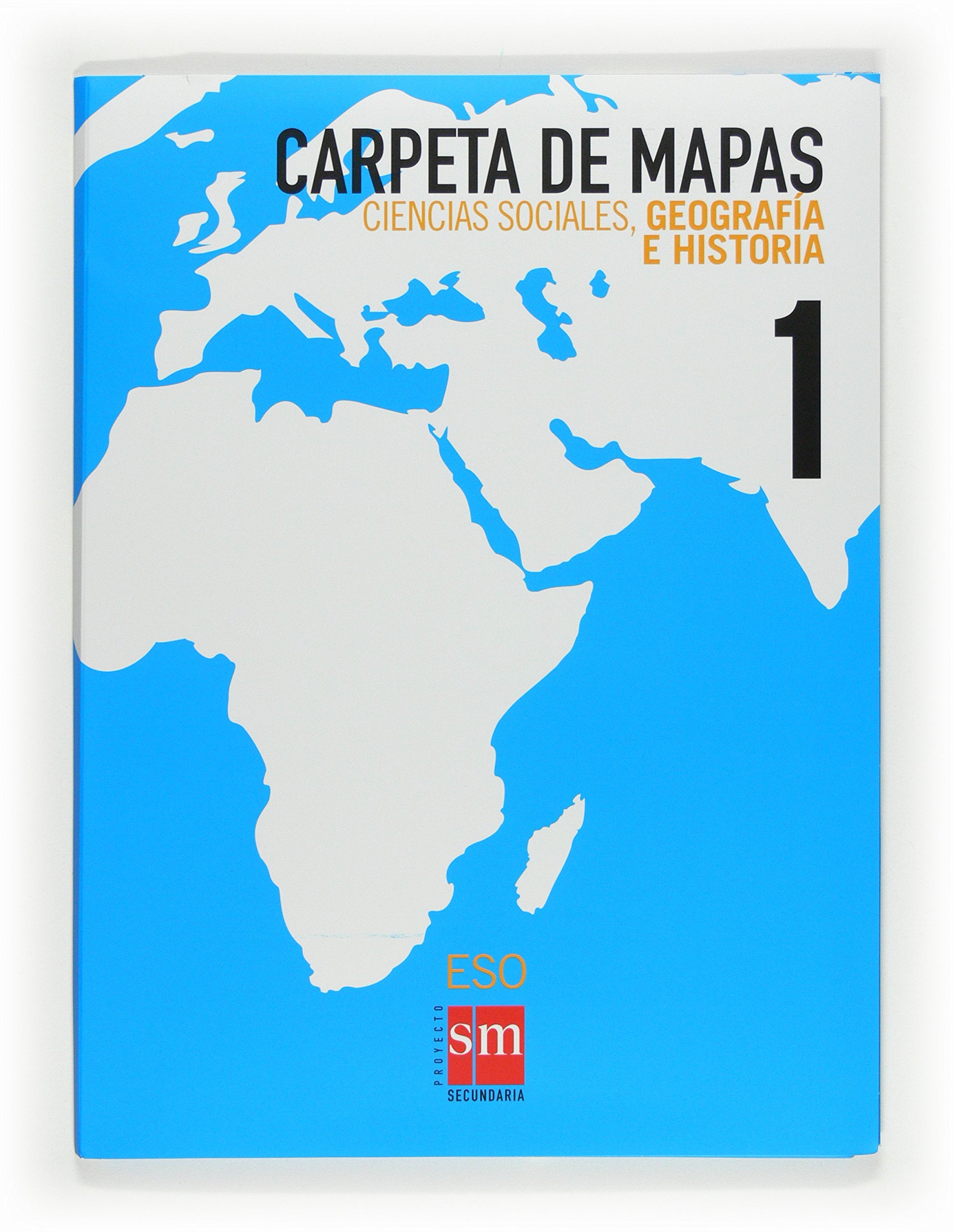 Libro: Ciencias sociales, geografía e historia. 1 ESO. Carpeta de mapas