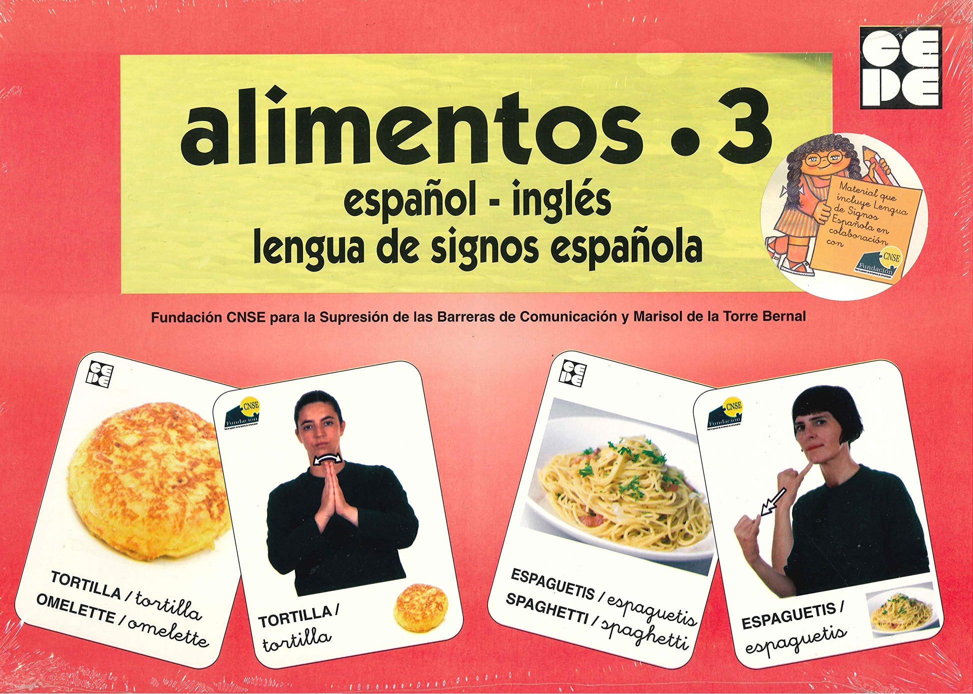 Libro: Vocabulario fotográfico elemental - Alimentos 3 (elaborados) (Vocabulario fotográfico elemental (español,inglés,lengua de signos española))