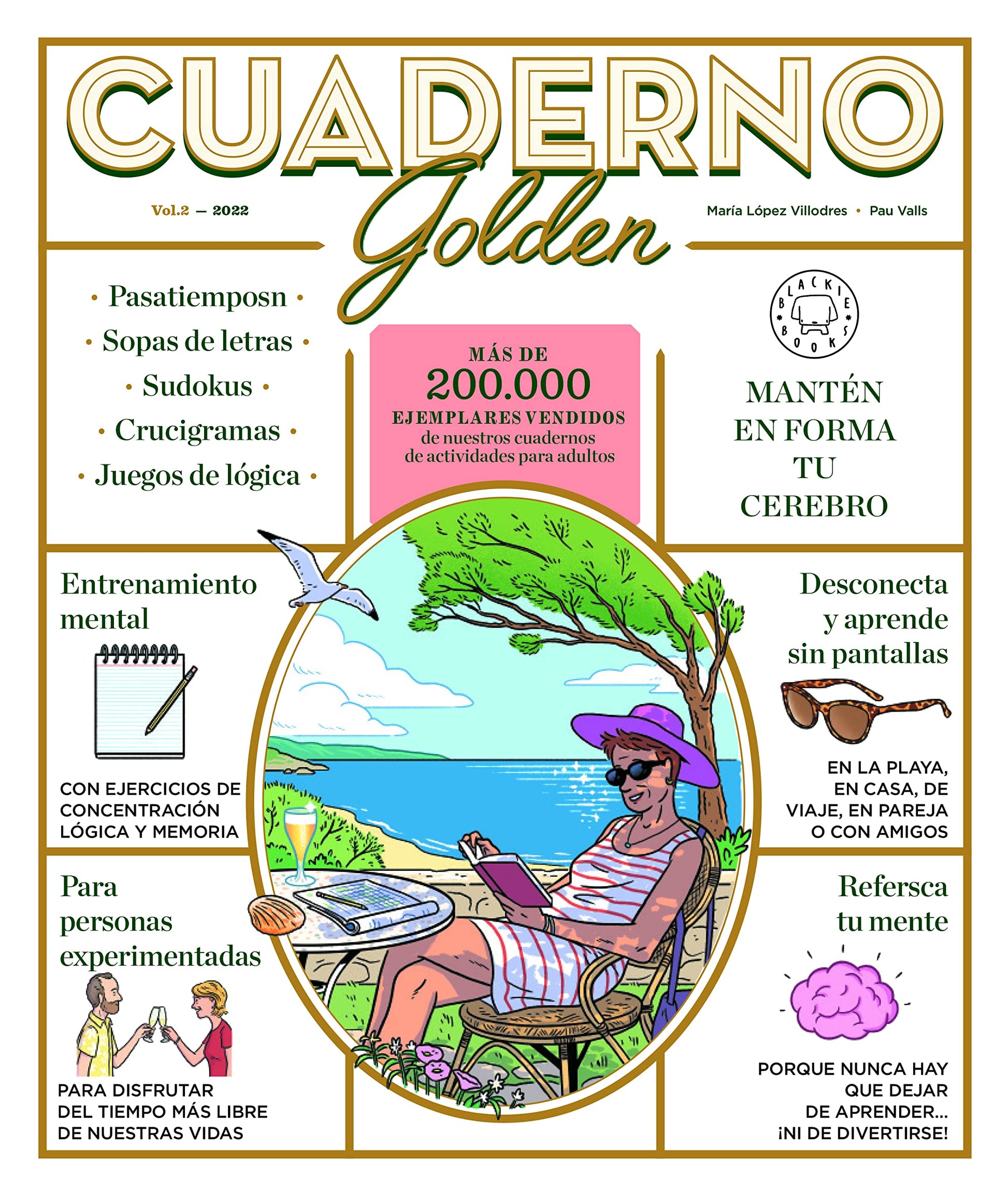 Libro: Cuaderno Golden Blackie Books. Vol. 2: Mantén tu mente en forma (CUADERNOS BLACKIE BOOKS)