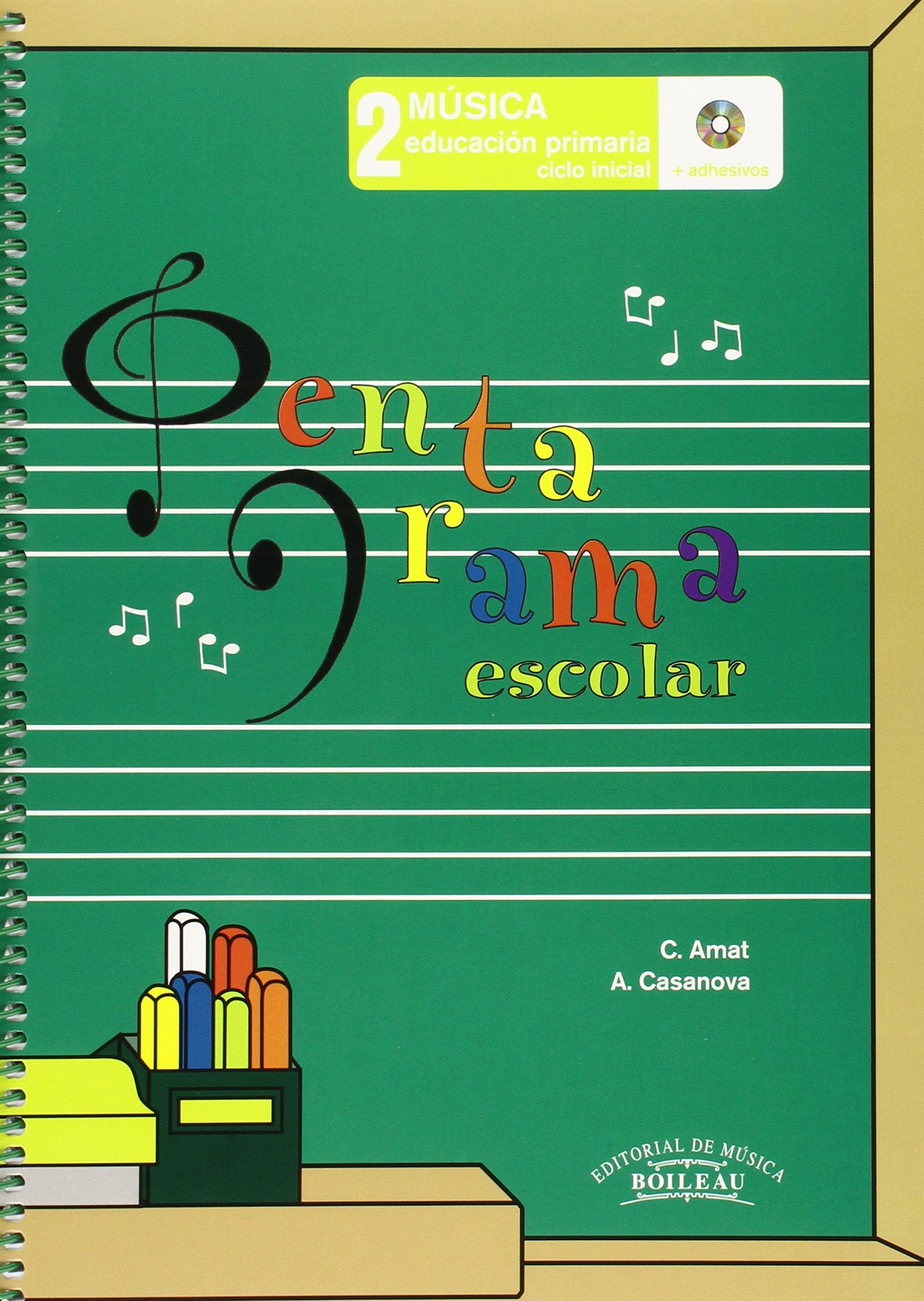 Libro: Pentagrama Escolar Música 2: Educación Primaria. Ciclo Inicial