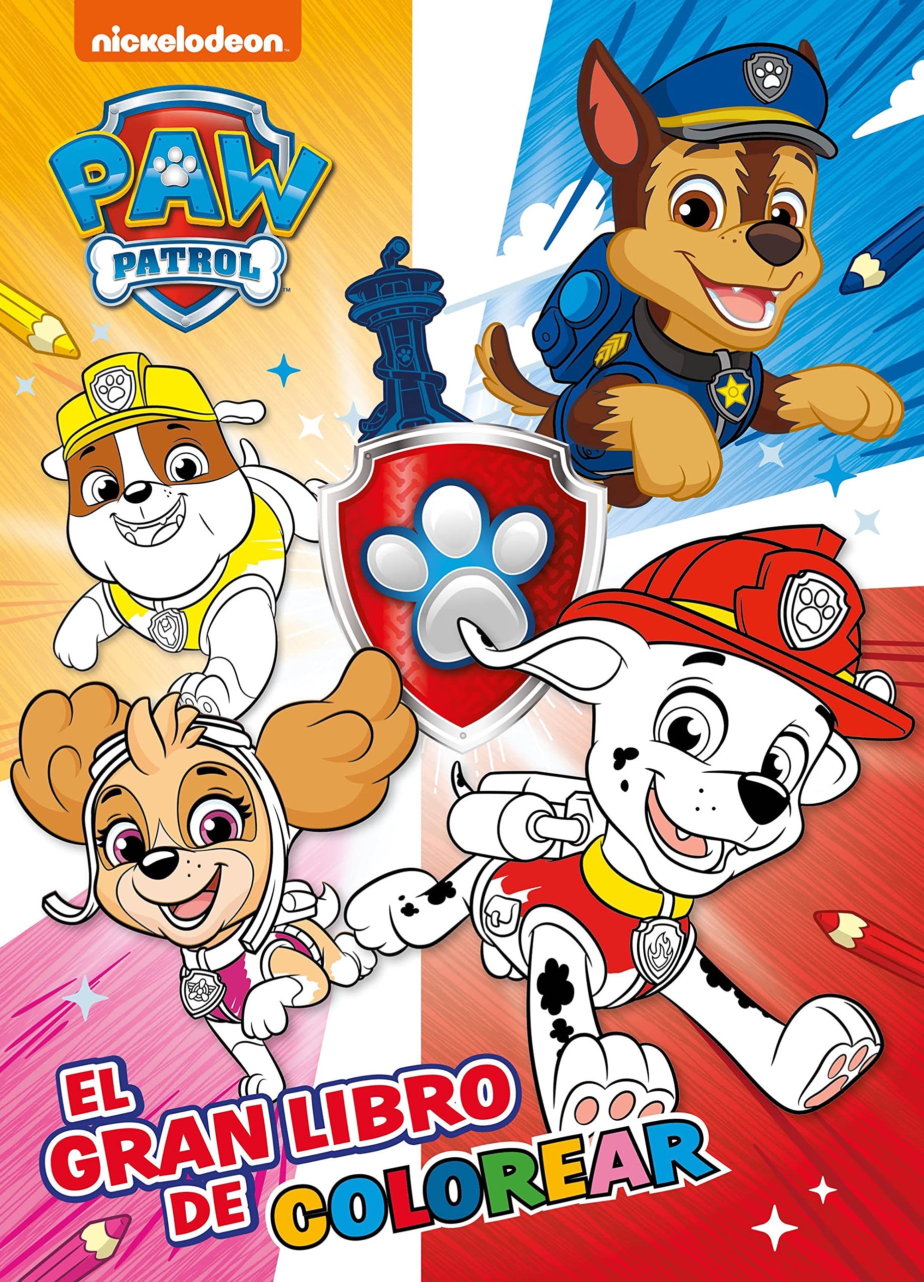 Libro: Paw Patrol | Patrulla Canina. Actividades - El gran libro de colorear (Nickelodeon)