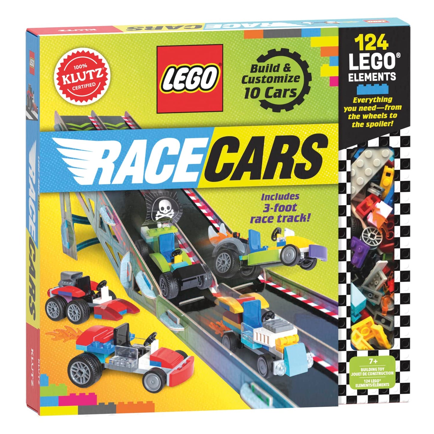 Libro: KLUTZ Lego Race Cars STEM Activity Kit, Small