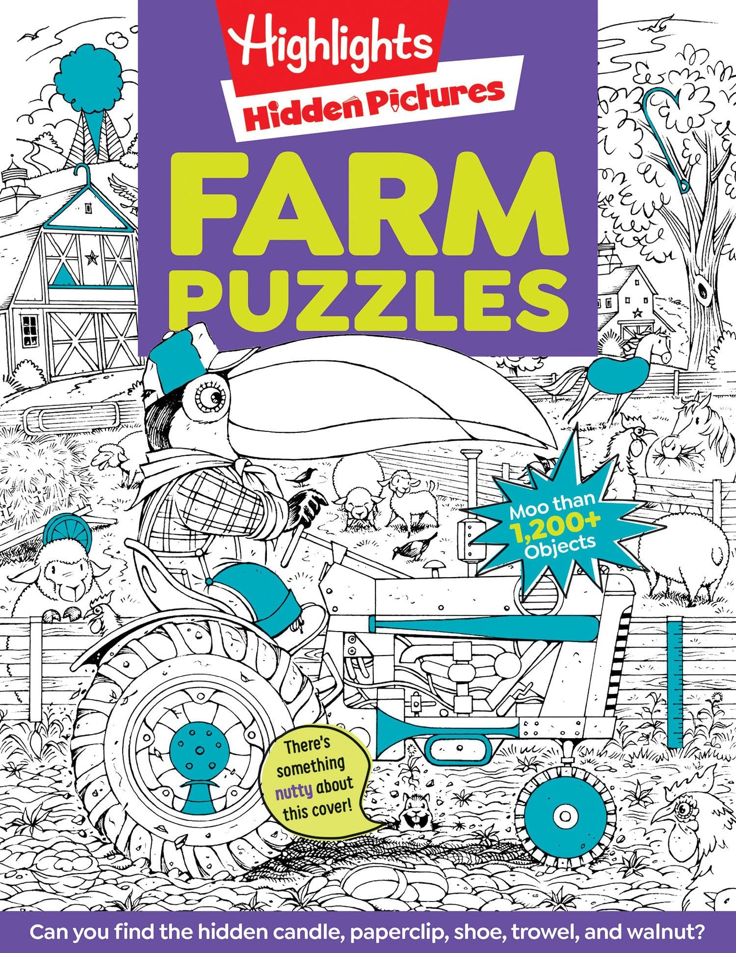 Libro: Farm Puzzles: Ultimate Farm Picture Puzzle Book with Over 1,200 Objects to Seek and Find, Farm-Themed Activity Book for Kids 6 and Older