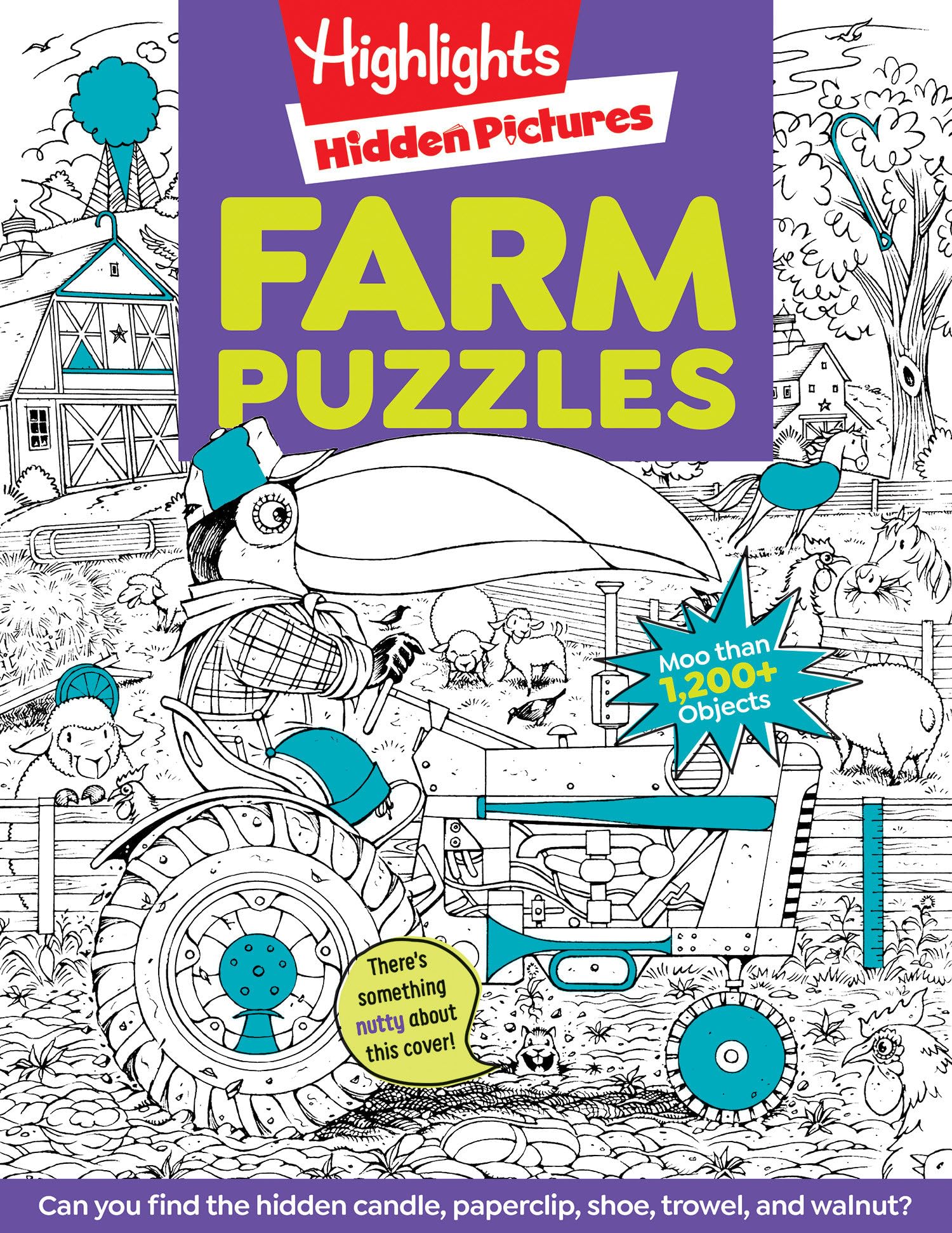 Libro: Farm Puzzles: Ultimate Farm Picture Puzzle Book with Over 1,200 Objects to Seek and Find, Farm-Themed Activity Book for Kids 6 and Older