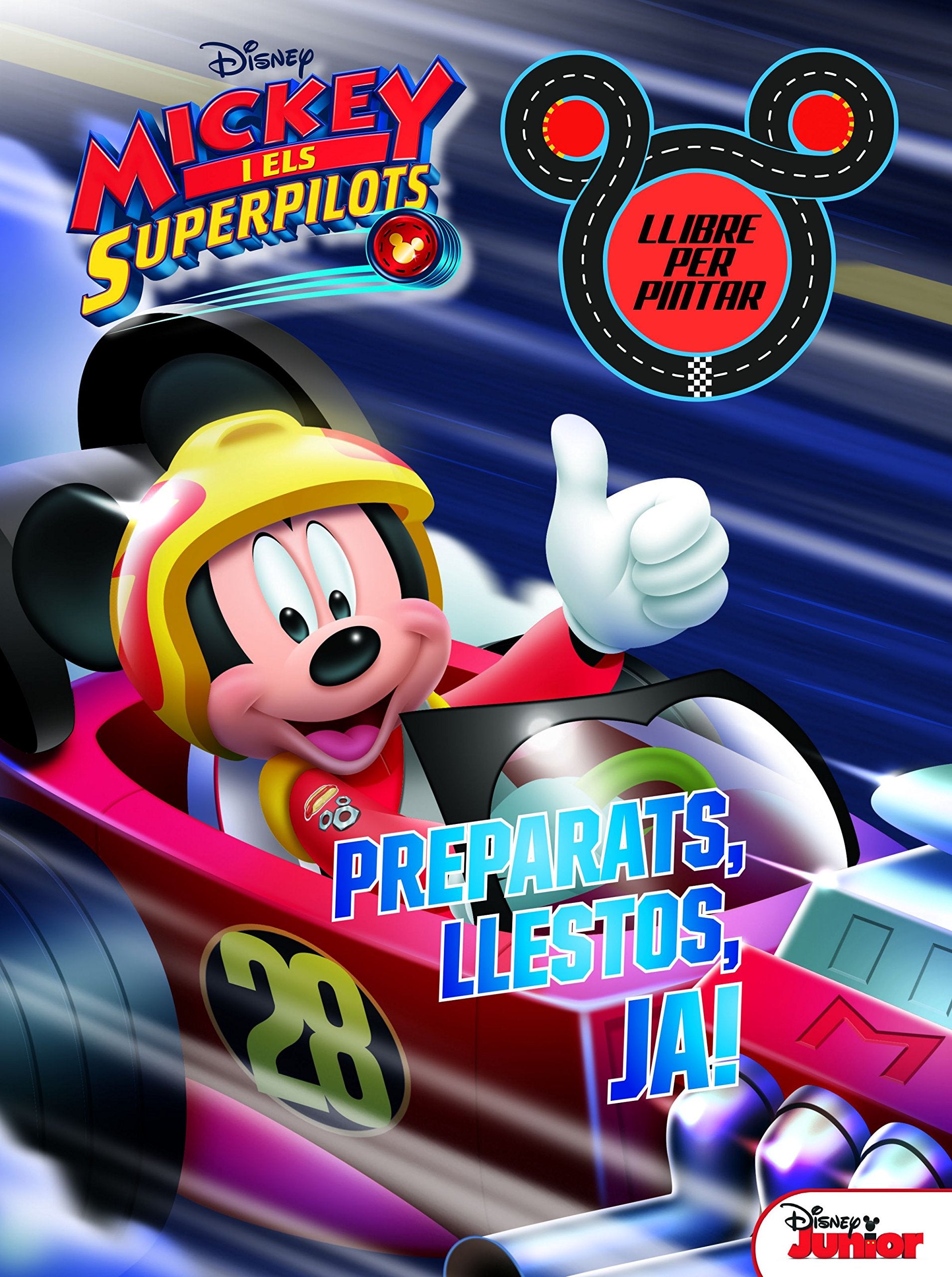 Libro: Mickey i els superpilots. Llibre per pintar. Preparats, llestos, ja!