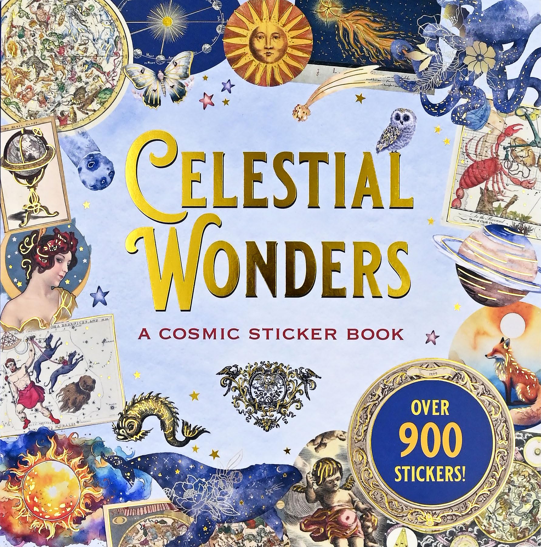 Libro: Celestial Wonders Sticker Book (over 900 stickers!)