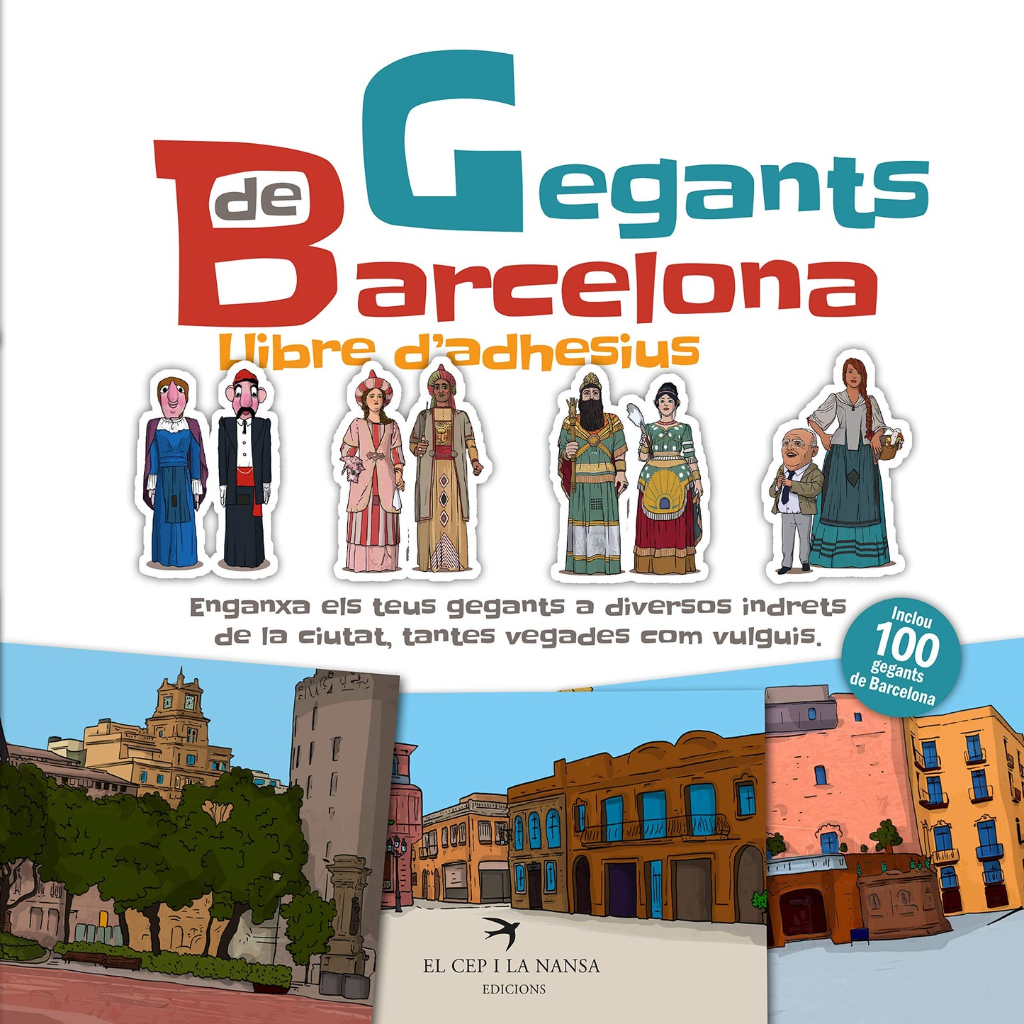 Libro: Gegants De Barcelona. Llibre D'adhesius: 4 (Llibres d'adhesius de les Figures de Festa)