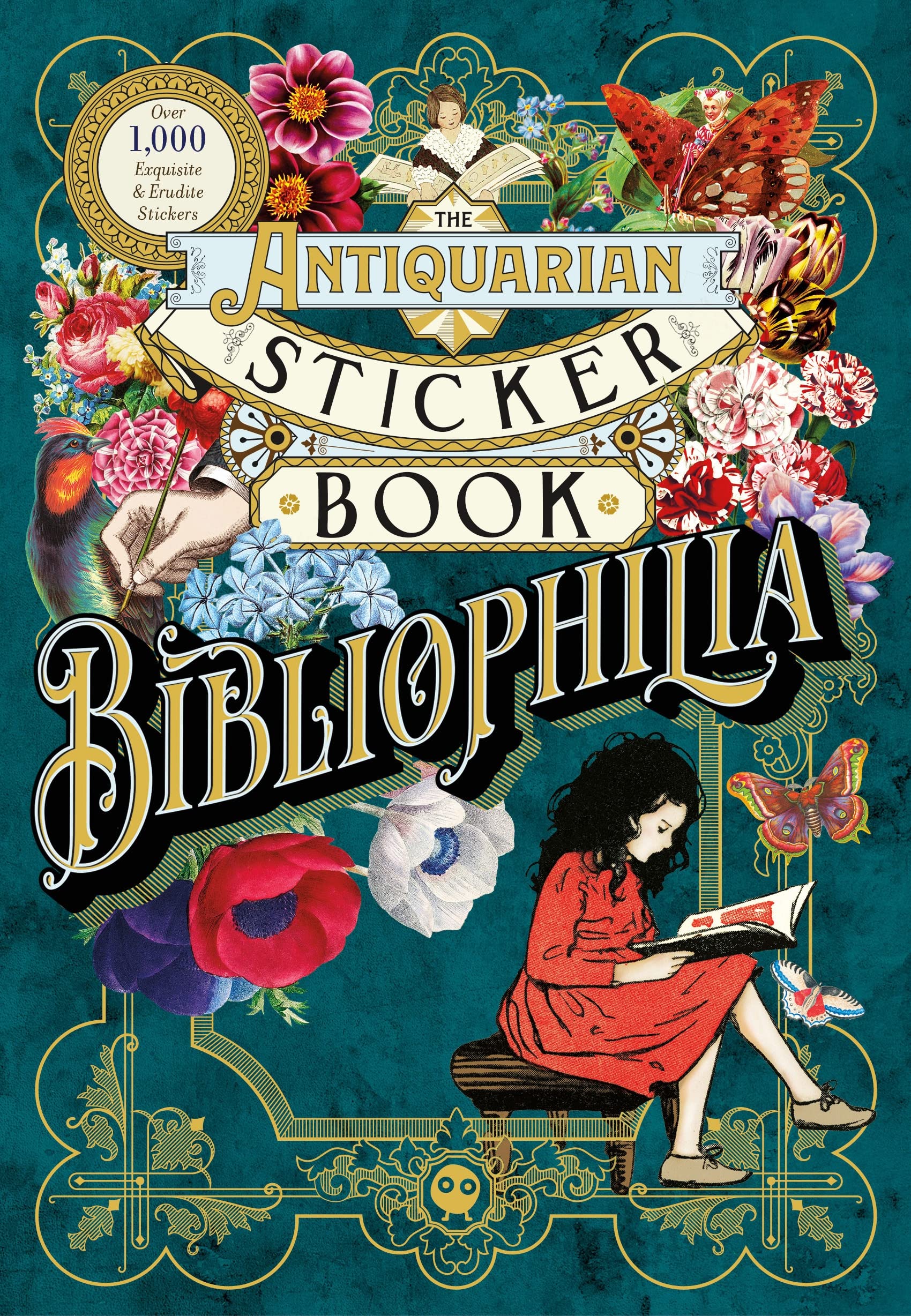 Libro: The Antiquarian Sticker Book: Bibliophilia (Over 1,000 Exquisite and Erudite Stickers) /anglais