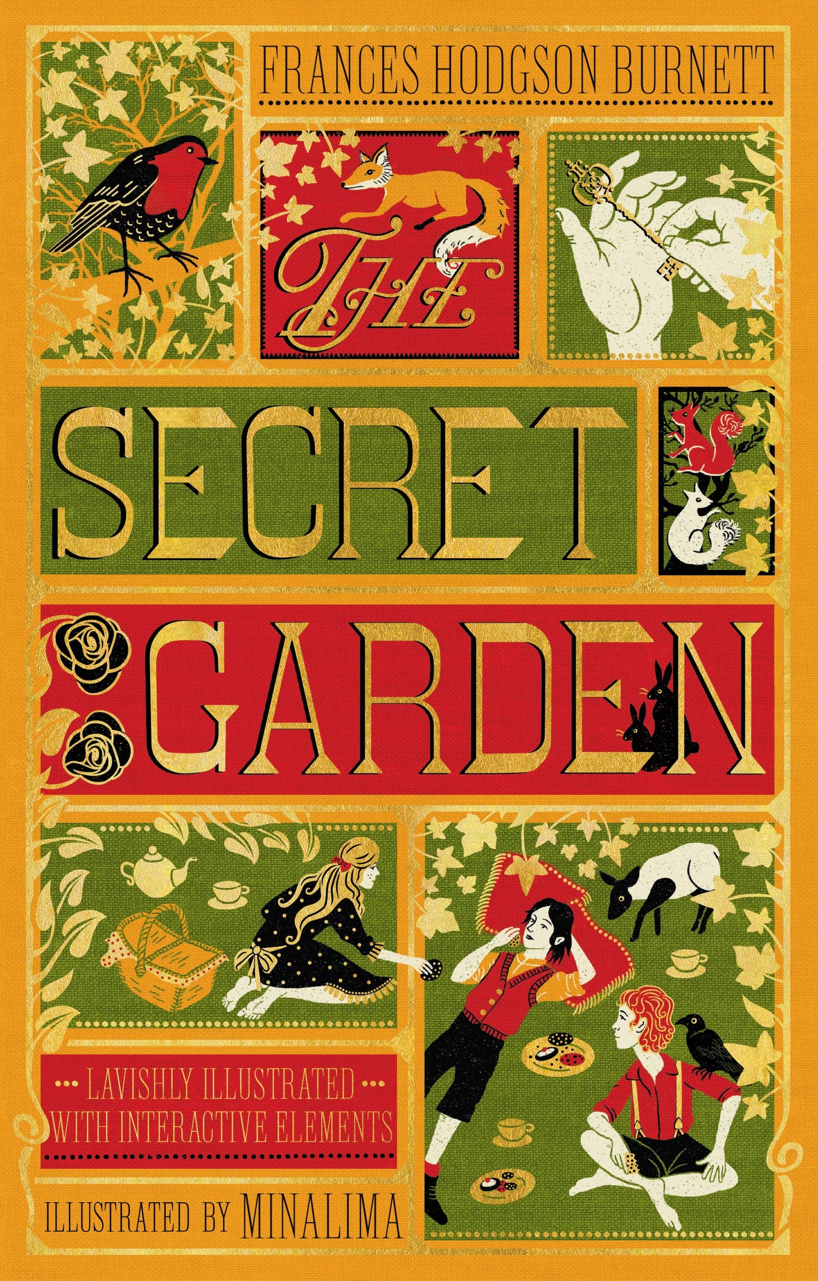 Libro: The Secret Garden (MinaLima Edition) (Illustrated with Interactive Elements): Orphaned Mary Lennox uncovers a hidden garden's healing magic at ... by Harry Potter's MinaLima studio